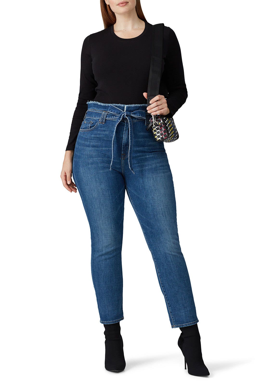 Roxanne Paper Bag Jeans by 7 For All Mankind 5