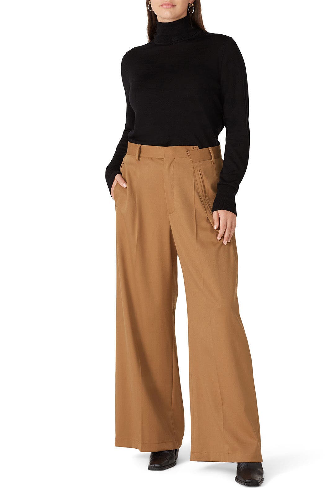 【送料&関税込】MM6 Maison Margiela twist Palazzo Pants MM6 Maison Margiela High-Rise Flare Pants | Saks Fifth Avenue