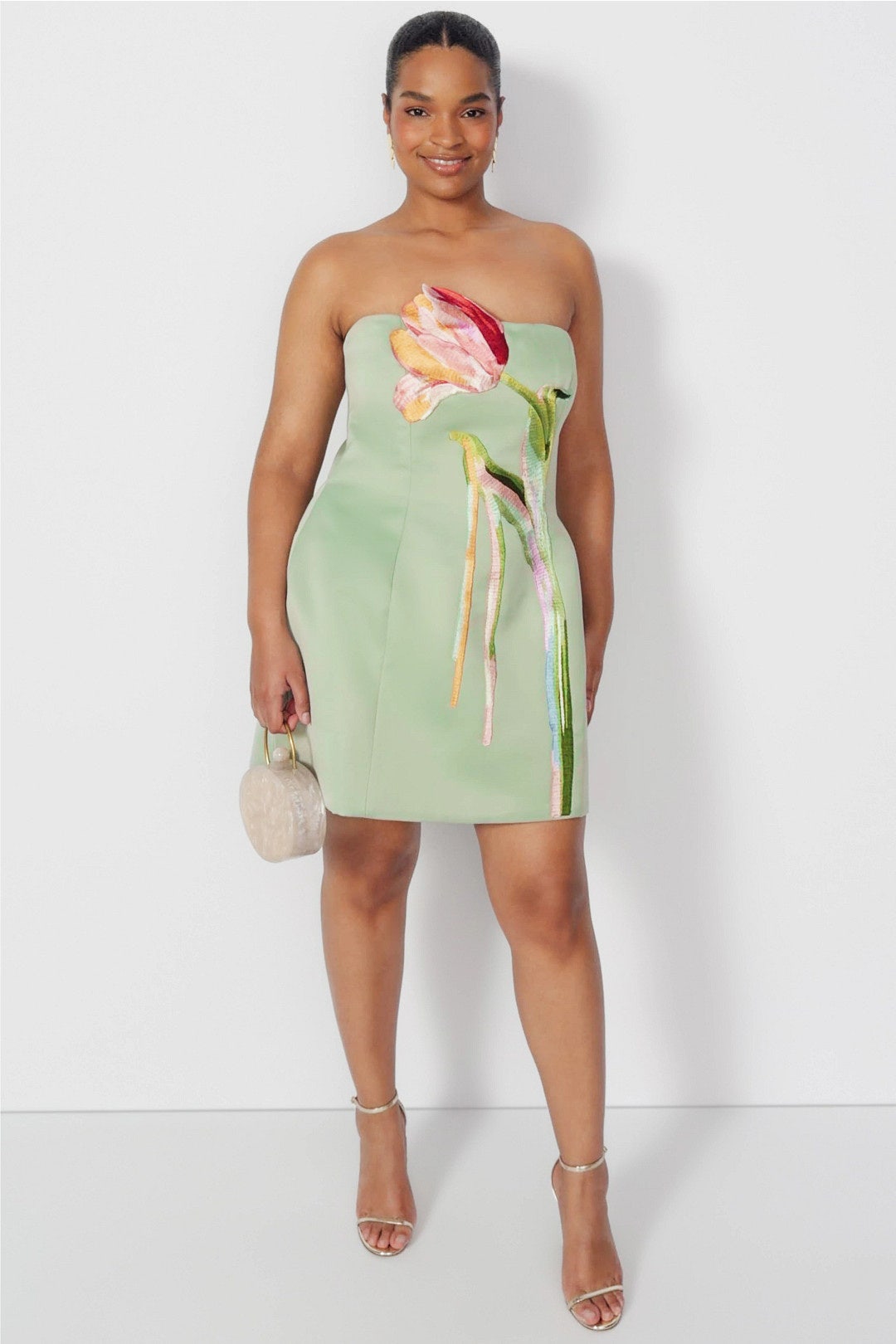 Roselle Bustier Mini Dress by Leo Lin 4