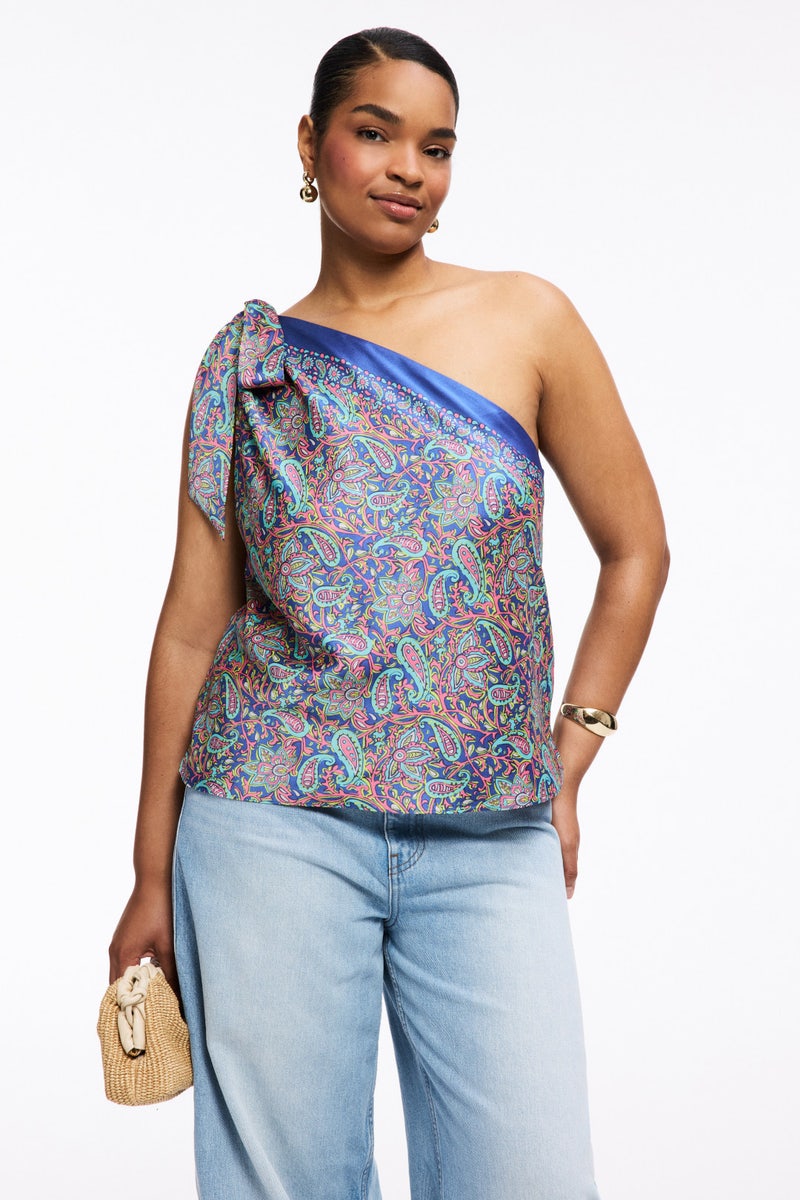 Paisley Asymmetric Top by Lauren Ralph Lauren - Photo 5
