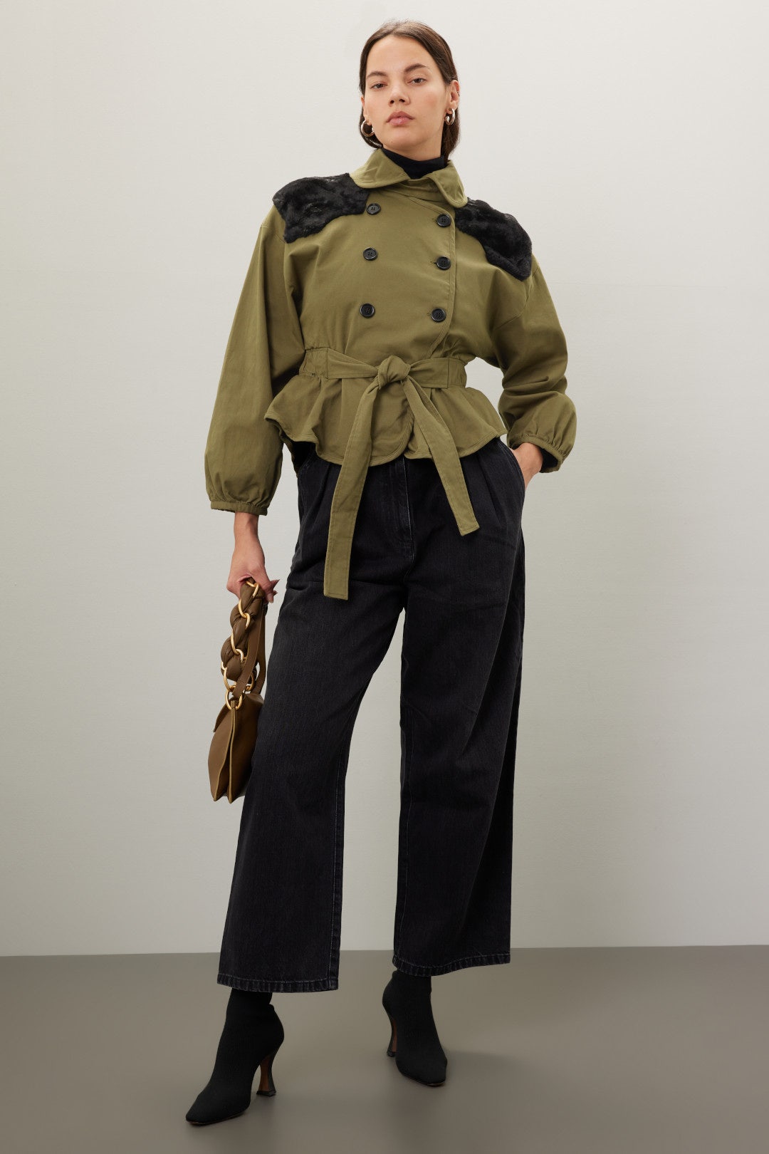 Faux Fur Belted Coat by Marissa Webb x RTR 5