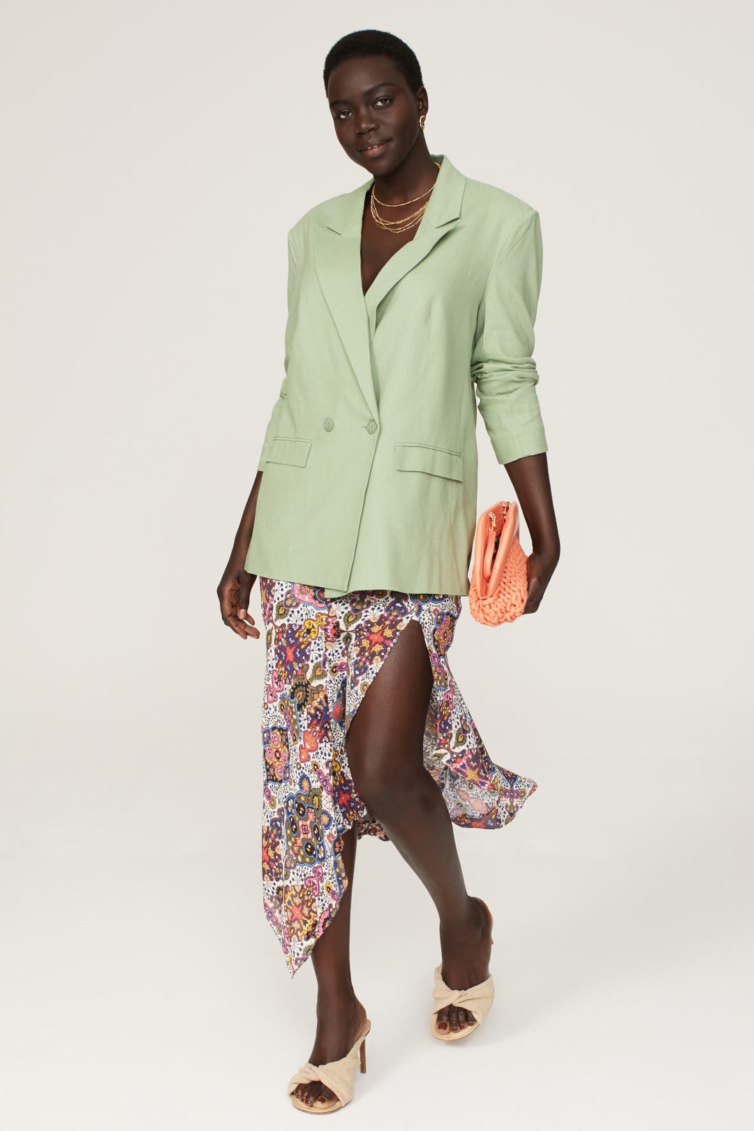 Multicolored Mac Skirt by Veronica Beard | Rent the Runway