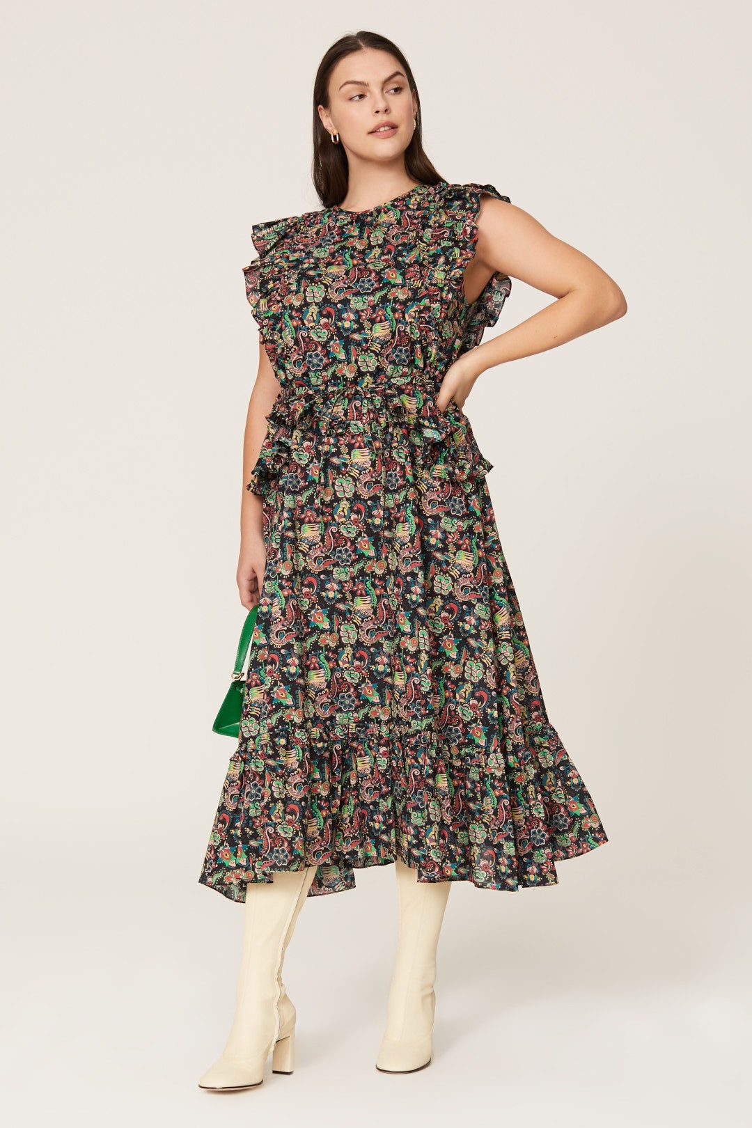 knee length dresses for ladies Ariella Midi Dress – Maison Gassmann main image 1