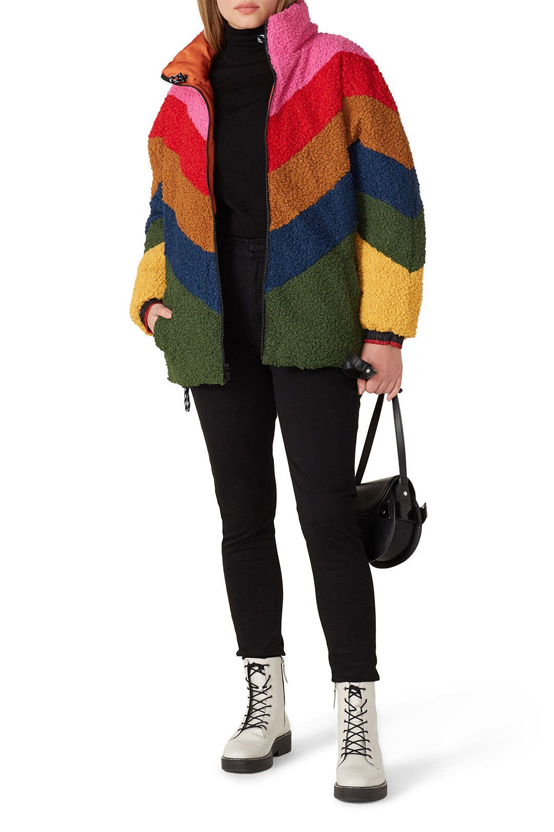 Printed Macaw Mixed Media Puffer by FARM Rio 5