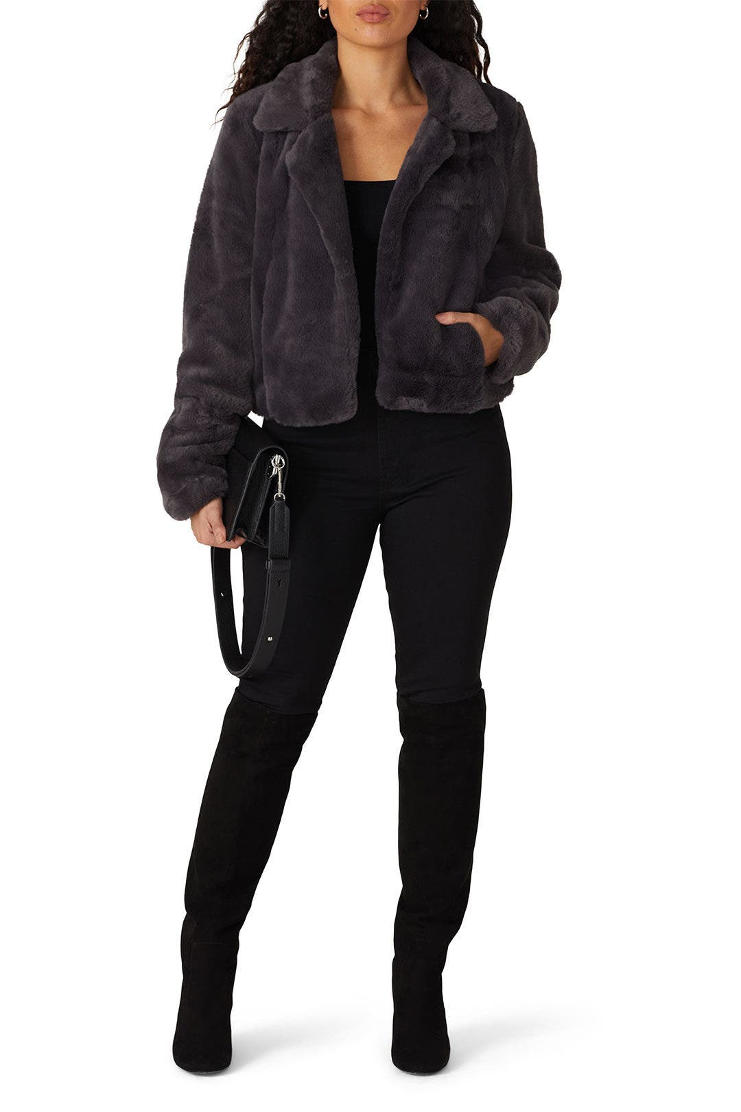 Faux Fur Cosmic High Jacket by BLANKNYC 5