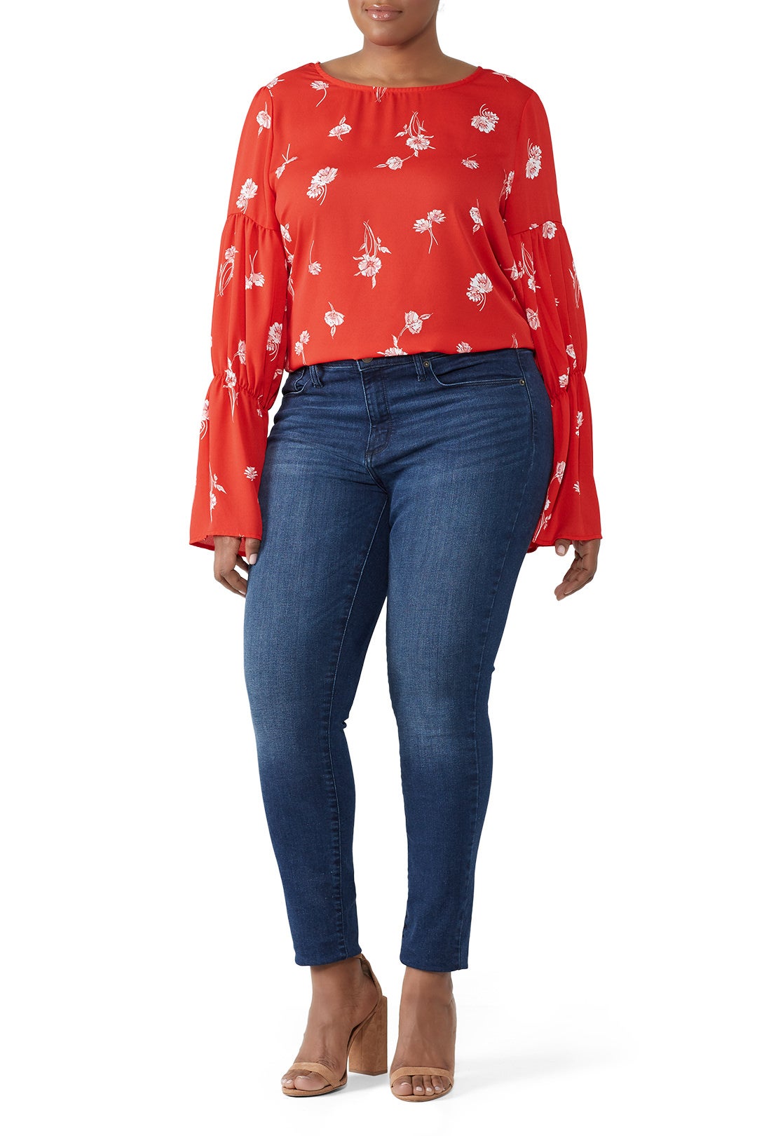 Juliette Shirred Top by B Collection by Bobeau 4