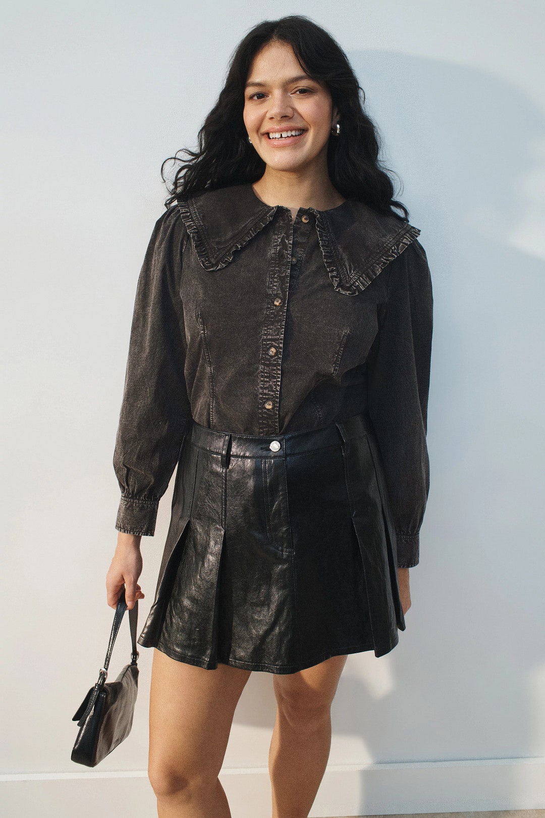 Peter Pan Collar Button Down by GANNI 5