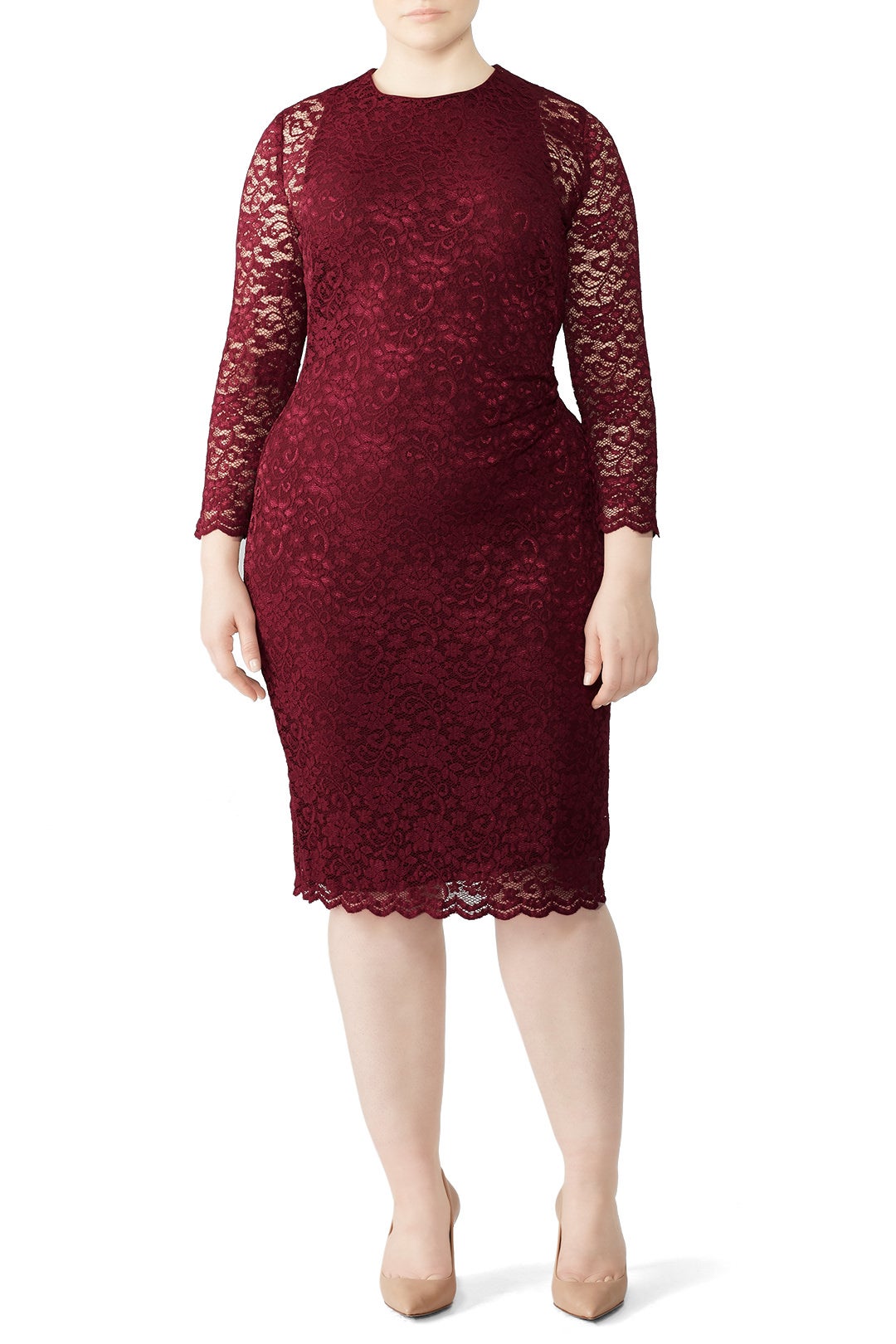 Dexter Lace Dress by Lauren Ralph Lauren | Rent the Runway