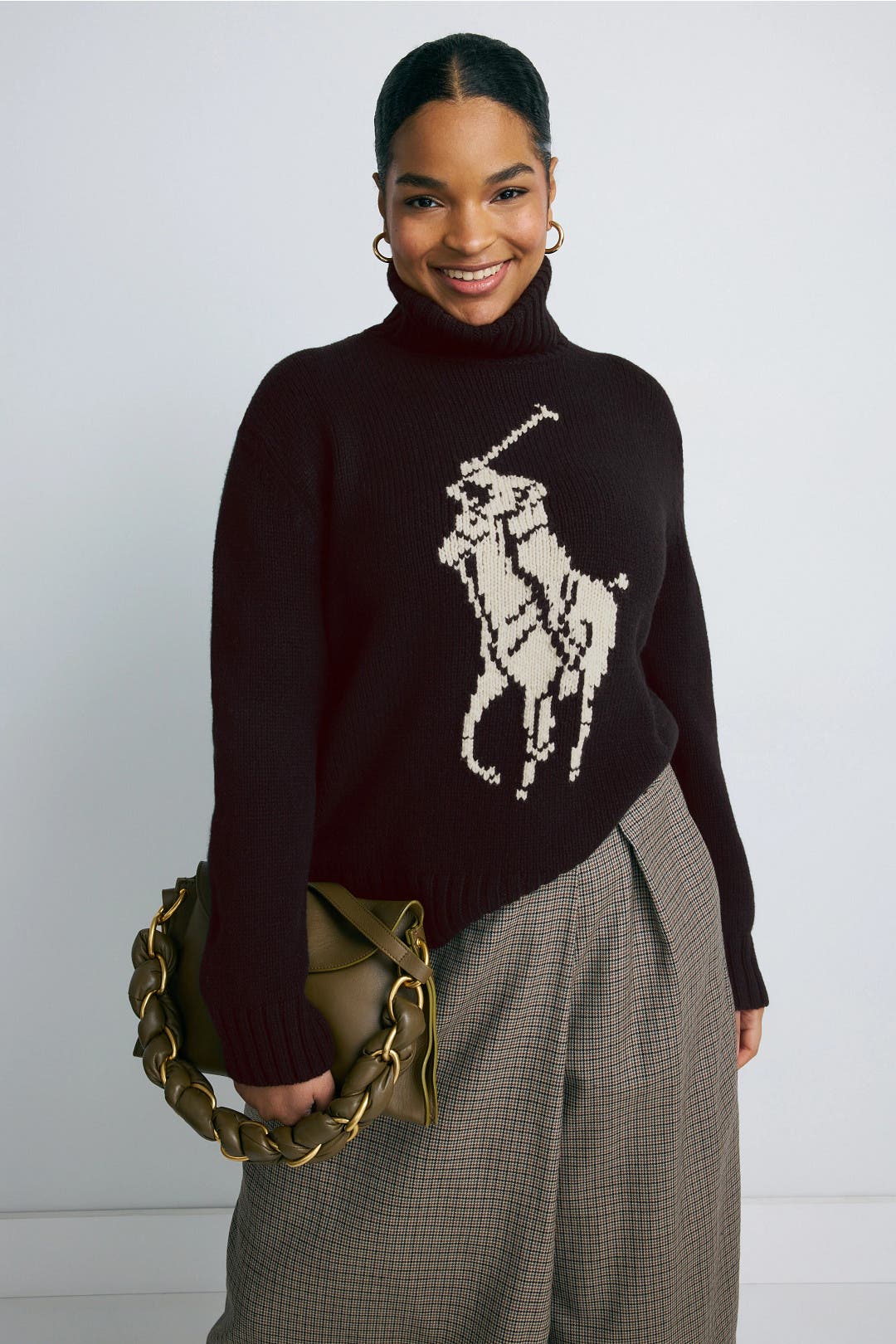 Black Polo Pullover Sweater by Polo Ralph Lauren | Rent the Runway