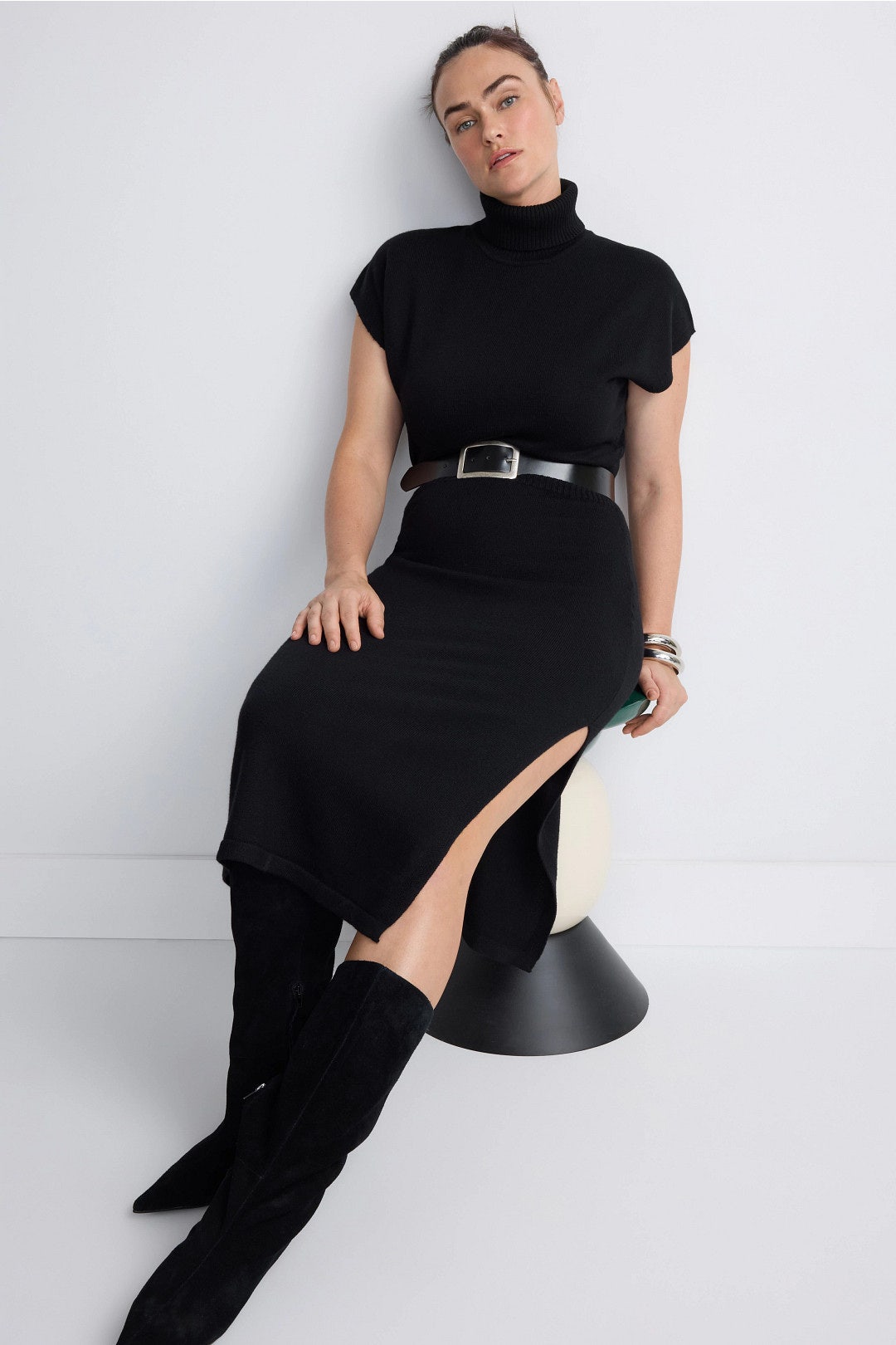 Natalie Knit Midi  Dress by Ramy Brook 5