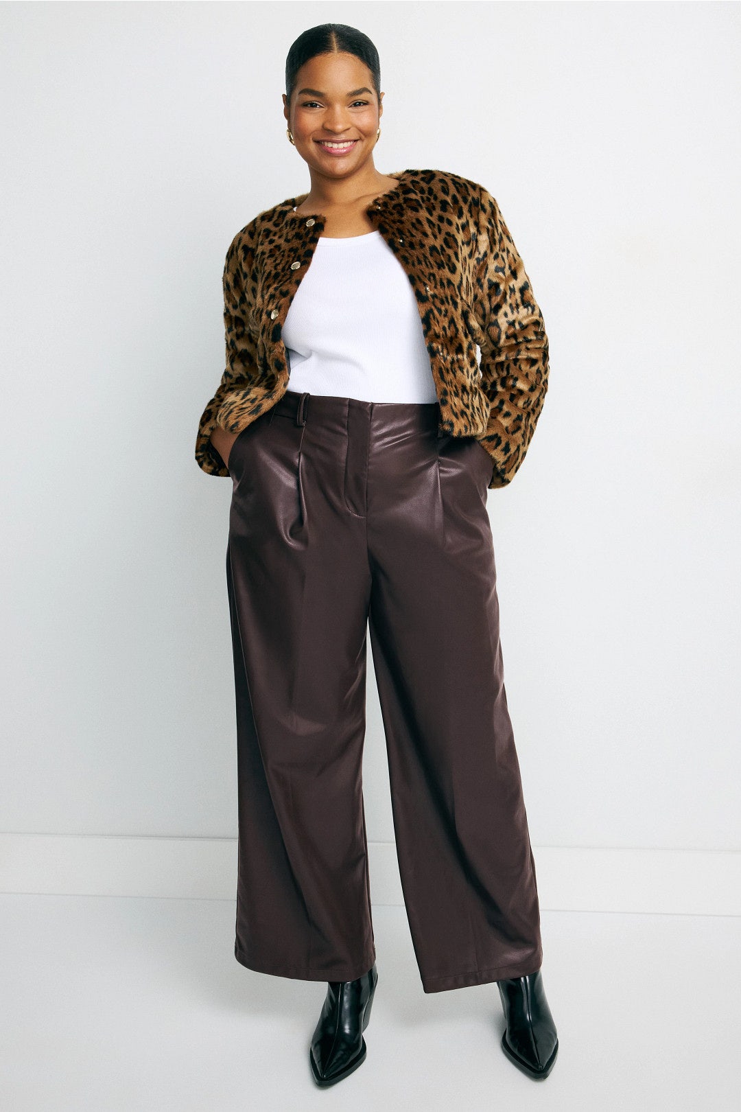 Finch Faux Leather Pants by ba&sh 5