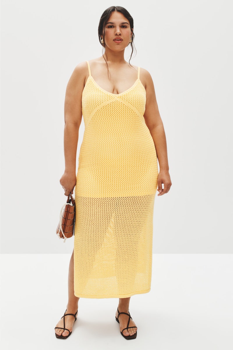 Sleeveless Crochet Midi Dress by TOCCIN X RTR - Photo 5