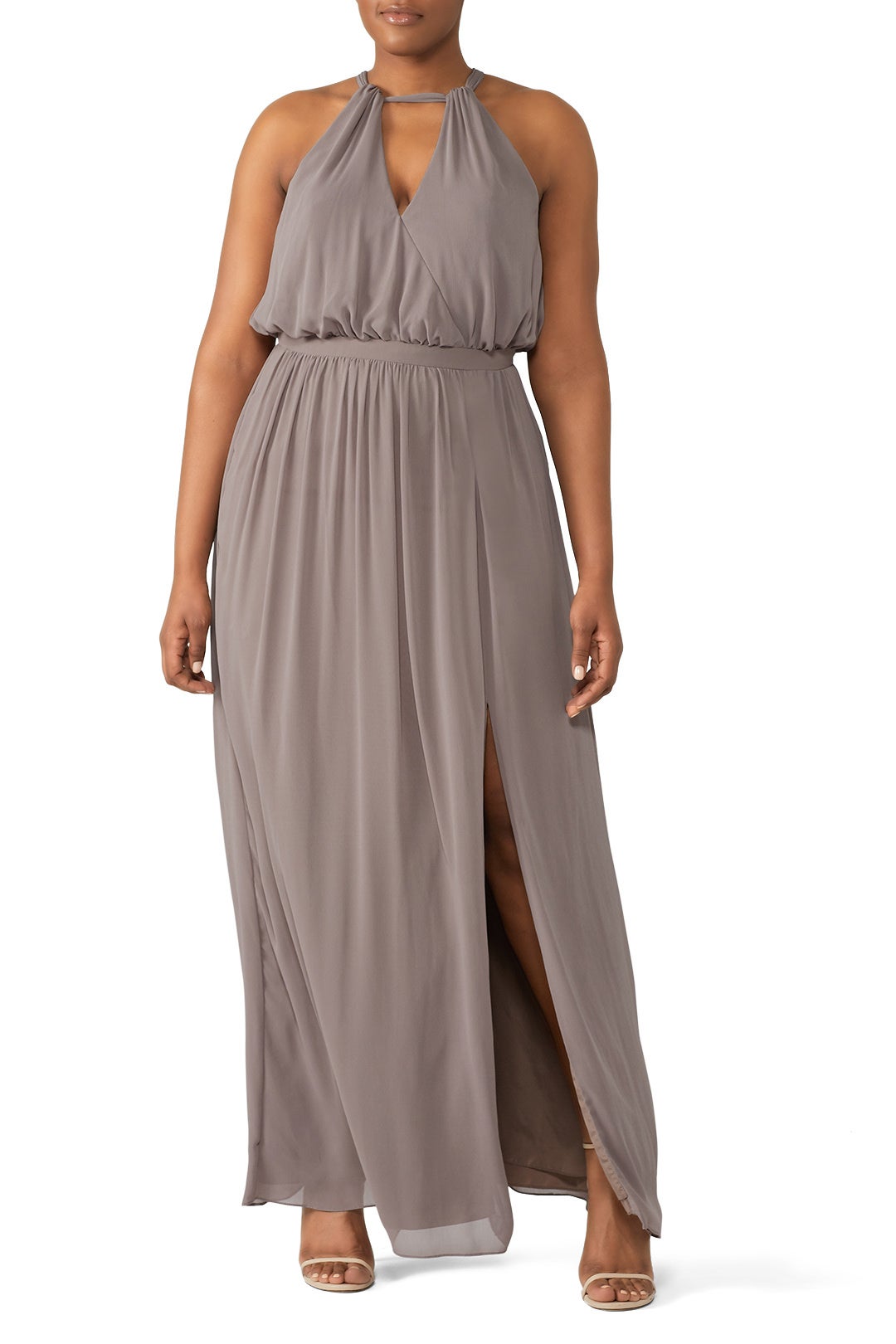 Stone Fleurette Gown by WATTERS 4