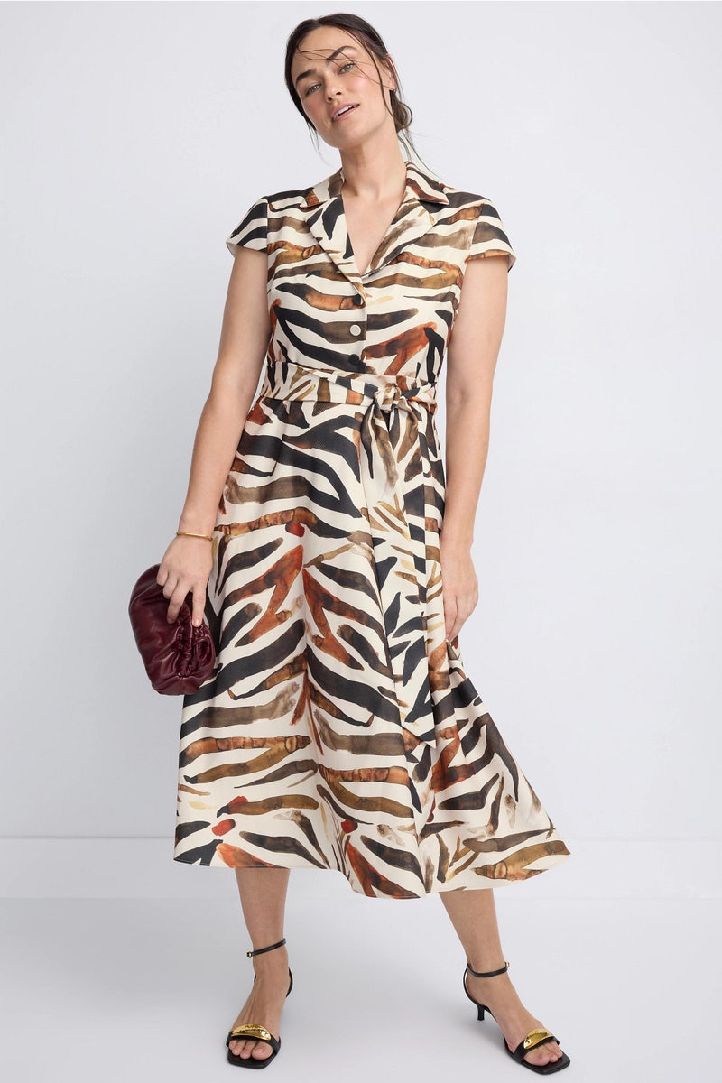 Fit and Flare Midi Dress by Badgley Mischka - Photo 0