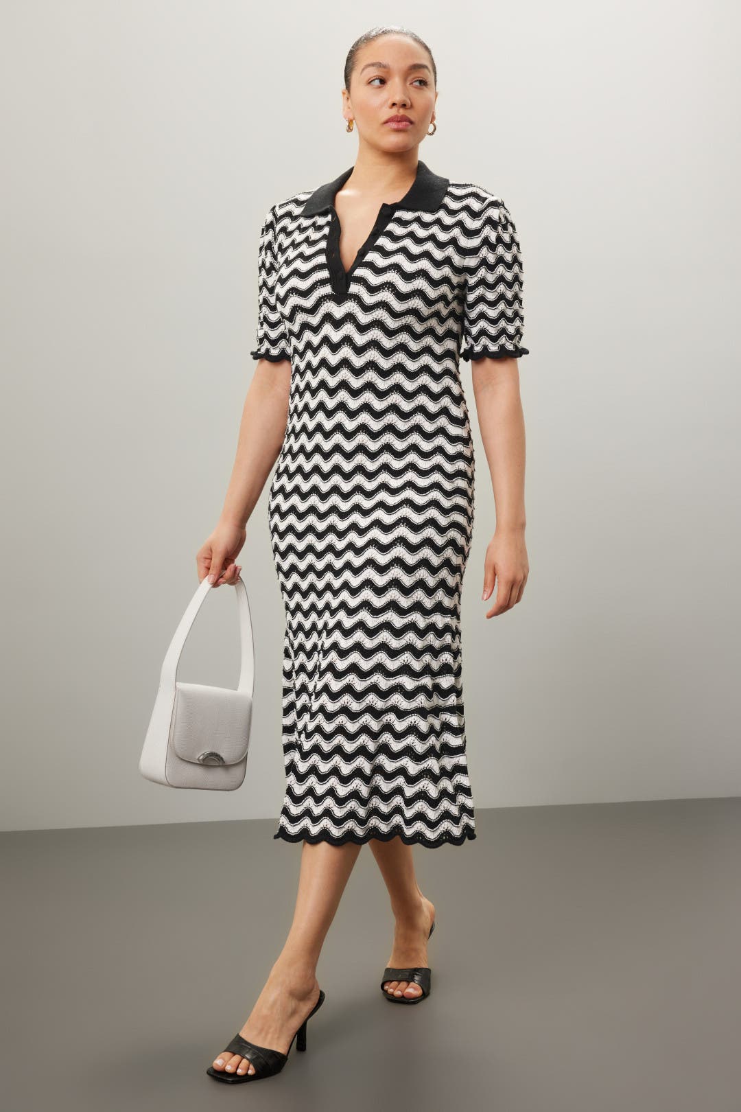 Wavy Stripe Knit Dress by Derek Lam 10 Crosby x RTR | Rent the Runway