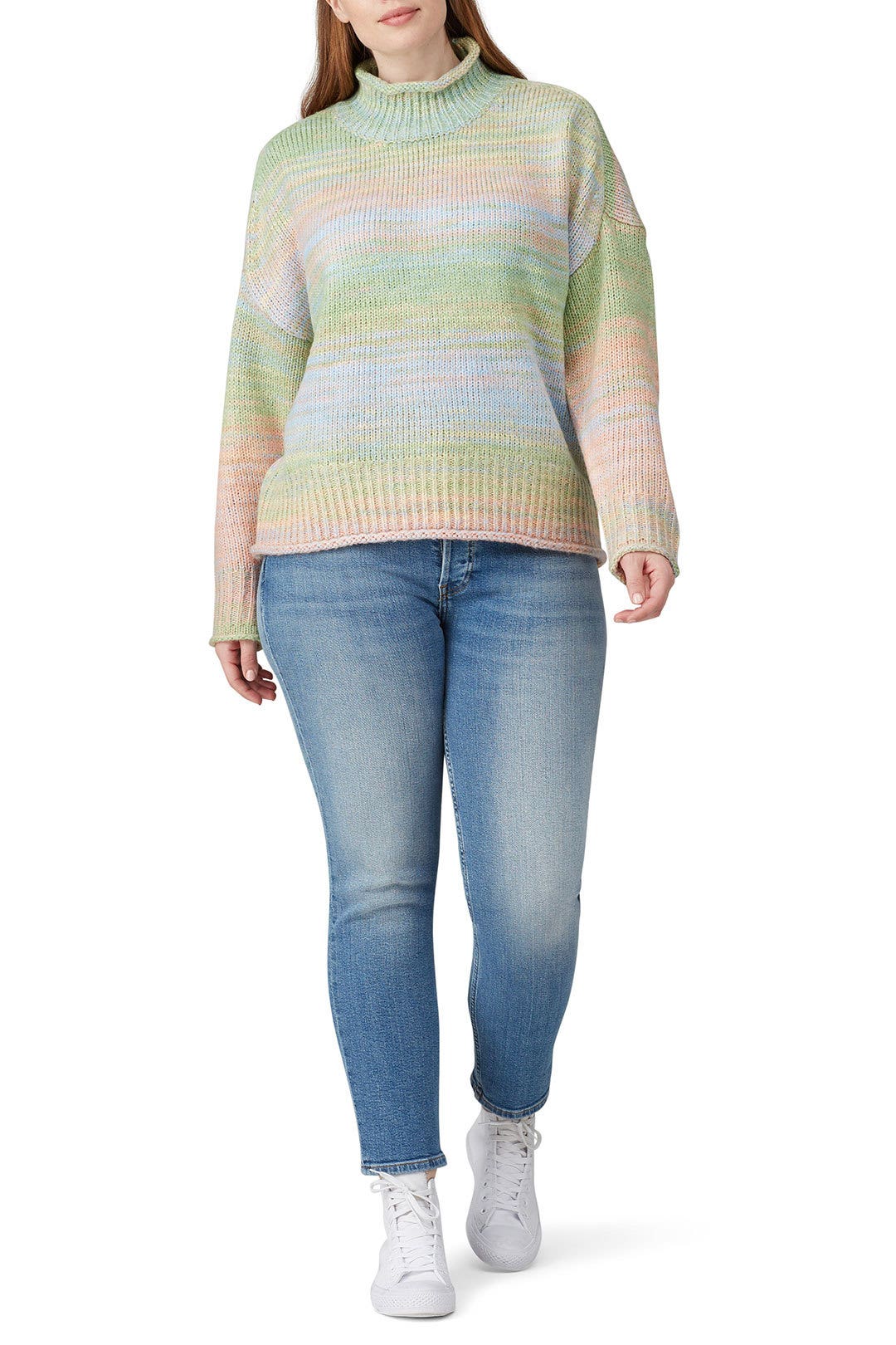 Space Dyed Turtleneck by 525 America 4
