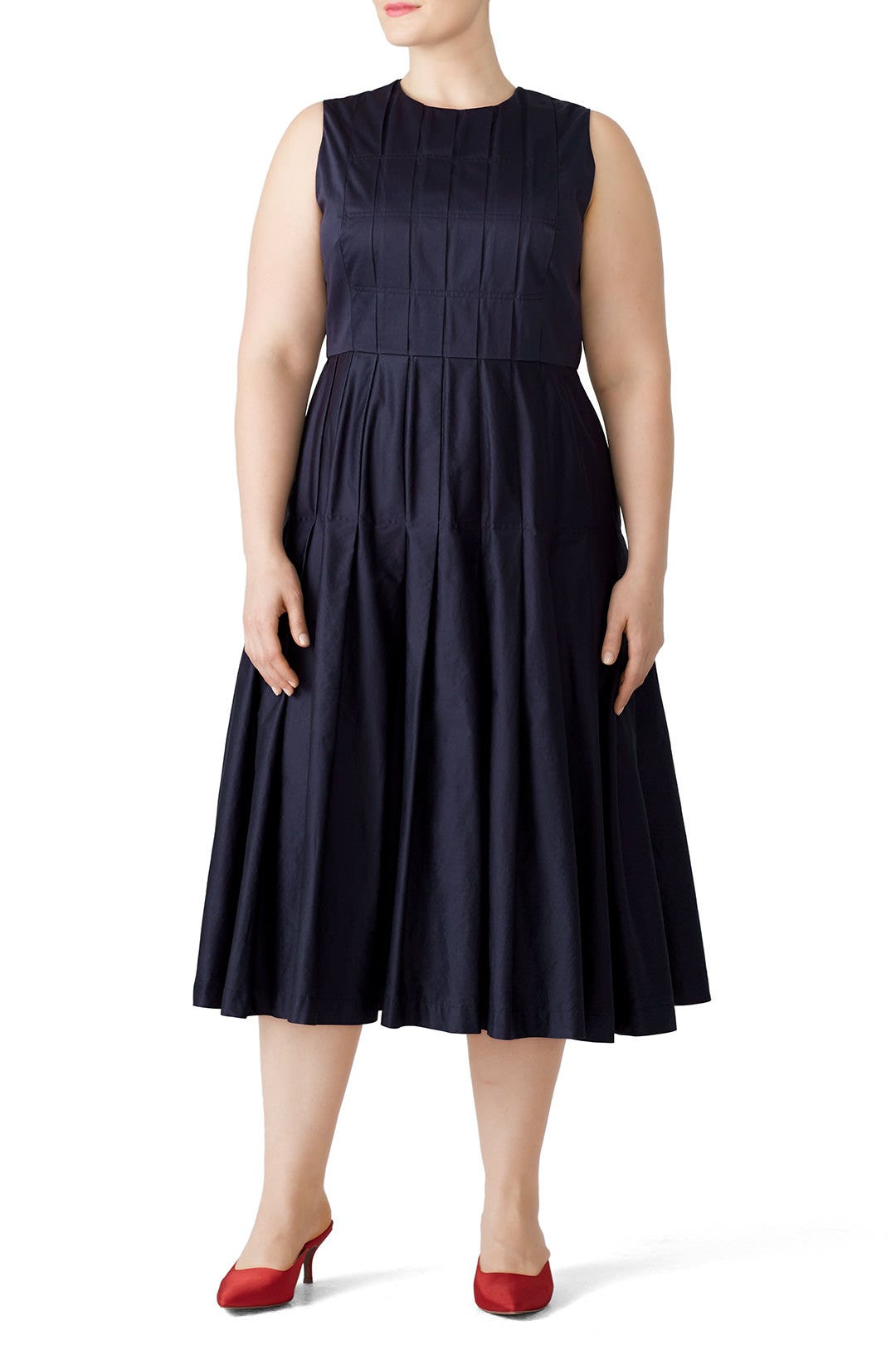 knee length dresses for ladies Lianne Strapless Maxi Dress / Red | Meshki main image 1
