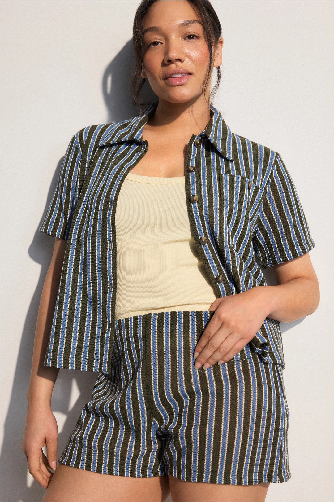 Vichi Striped Shorts by Veronica Beard 4