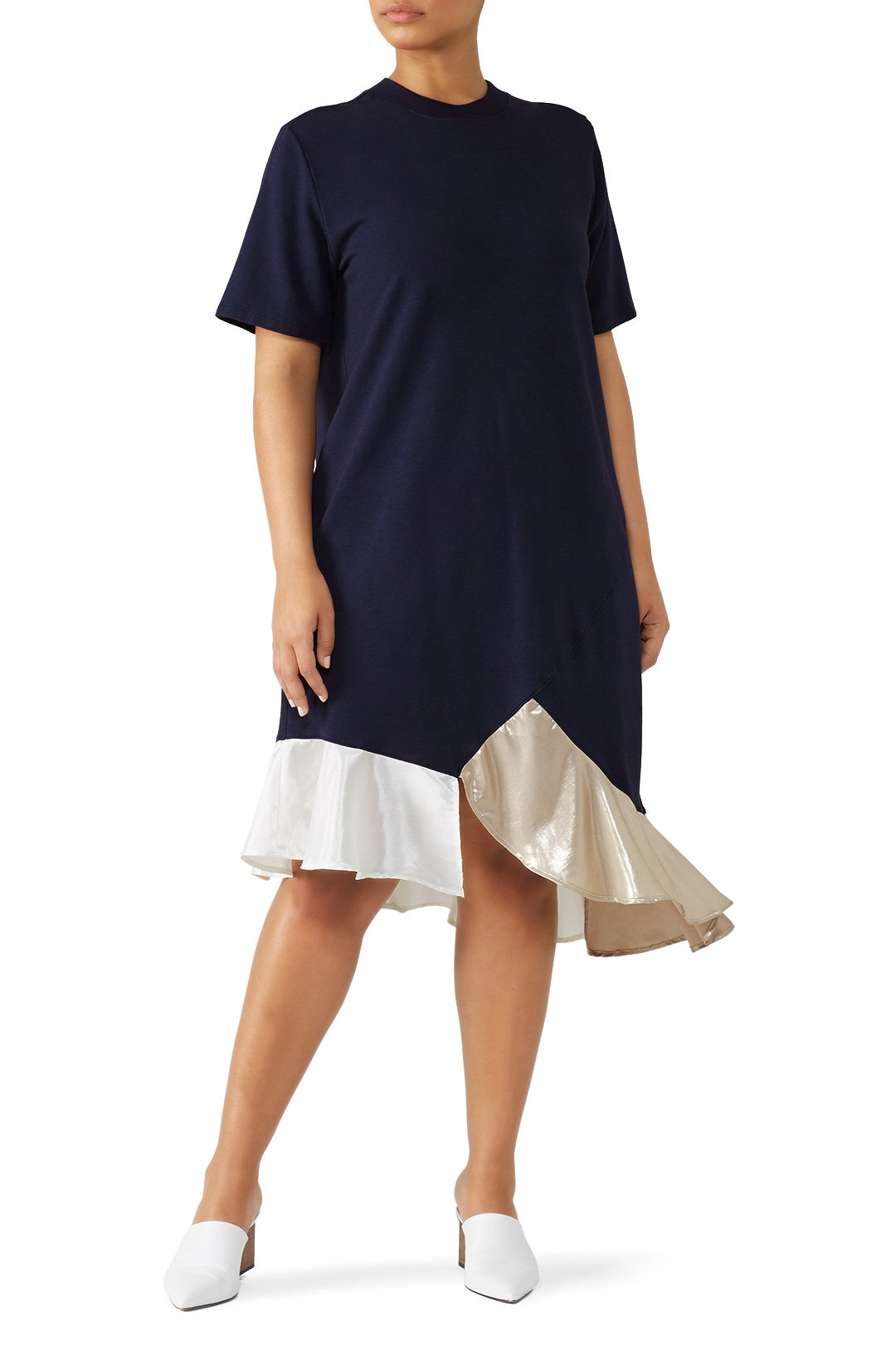Metallic Hem Dress by Clu 3