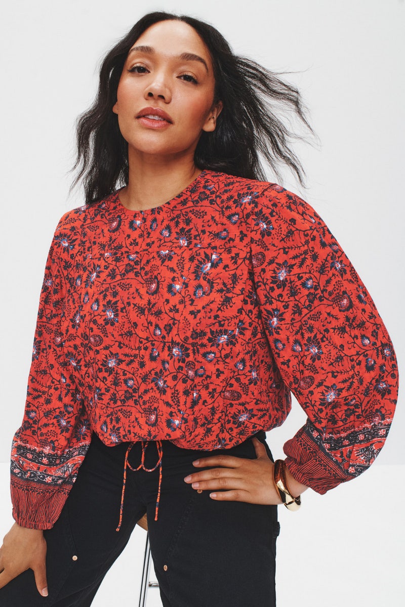 Prisha Floral Blouse by Ulla Johnson - Photo 5