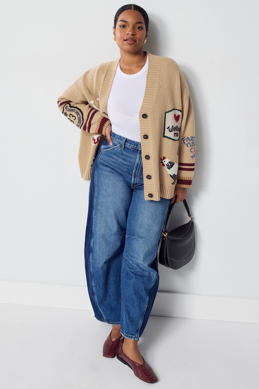 Belgio Embroidered Oversized Cardigan by Weekend Max Mara | Rent