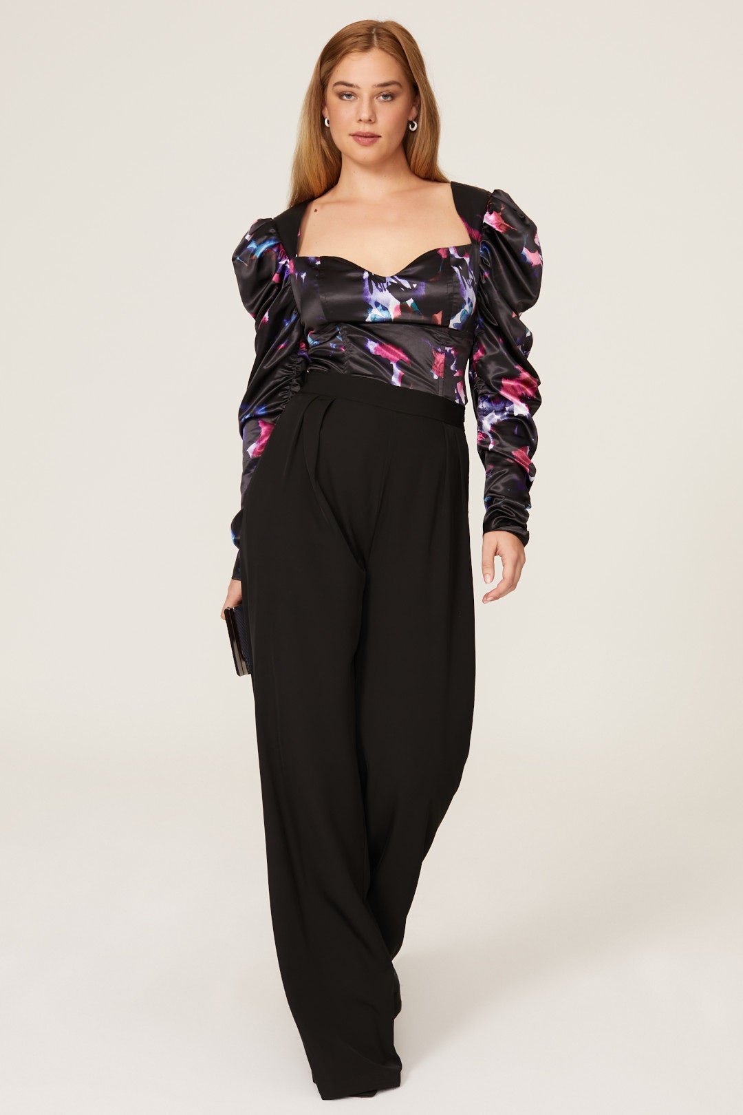 Printed Bustier Top by Badgley Mischka 5