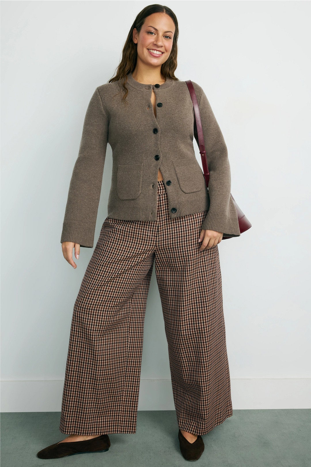 Ebe Brown Plaid Trousers by Weekend Max Mara 5