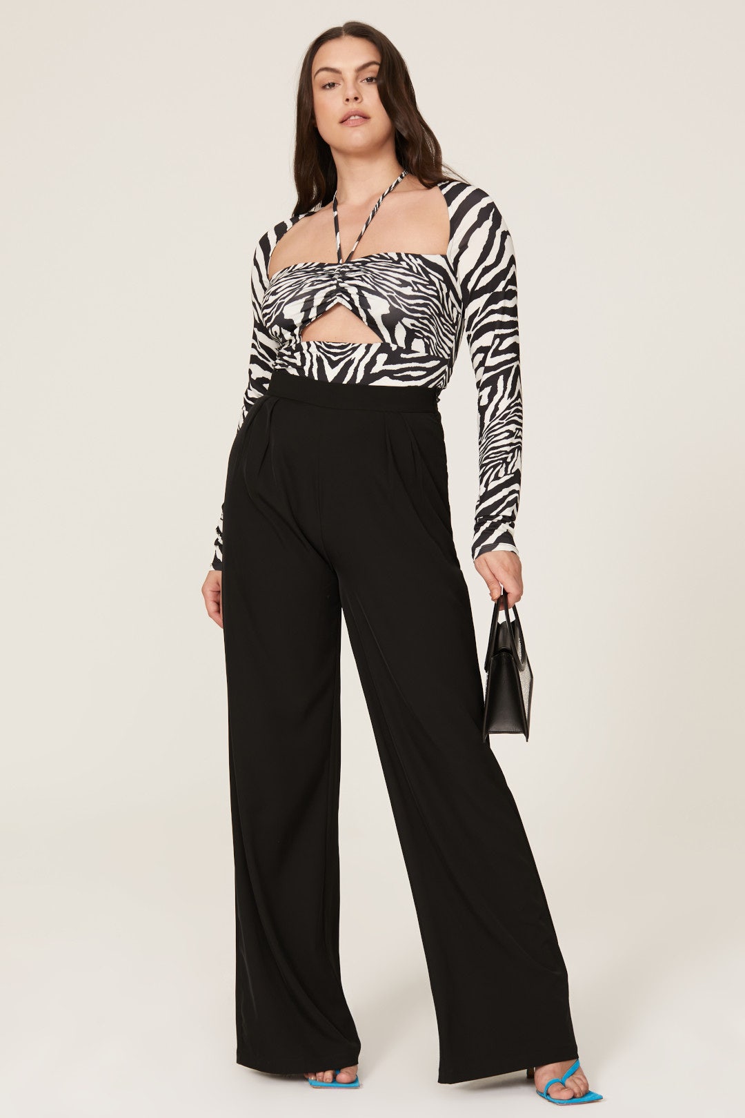 Adria Zebra Crop Top by AFRM 5