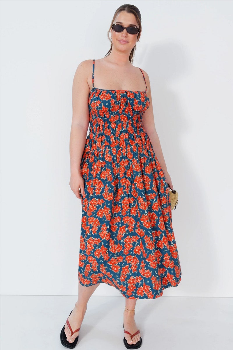 hunter bell april dress orange grove April Dress