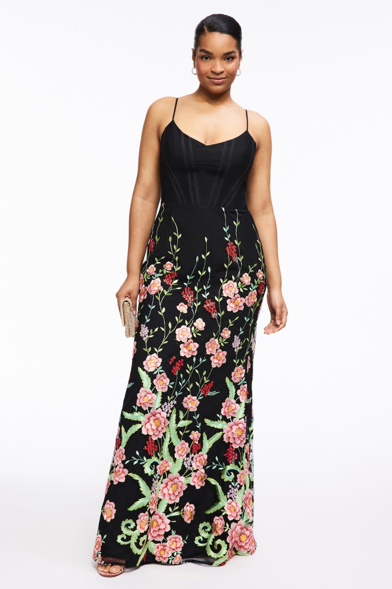 Floral Giovanna Gown by Dress The Population - Photo 5