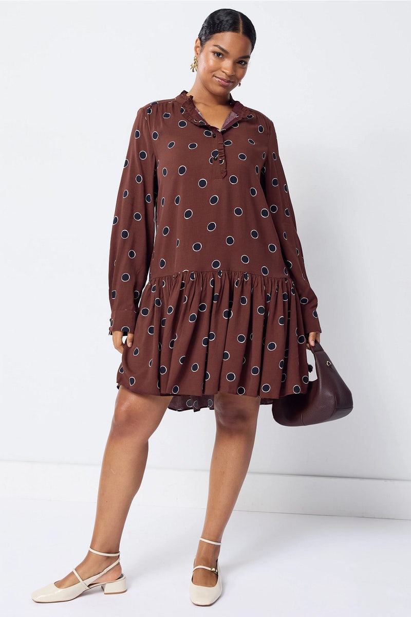 Pleated Flounce Shirt Dress by kate spade new york - Photo 0