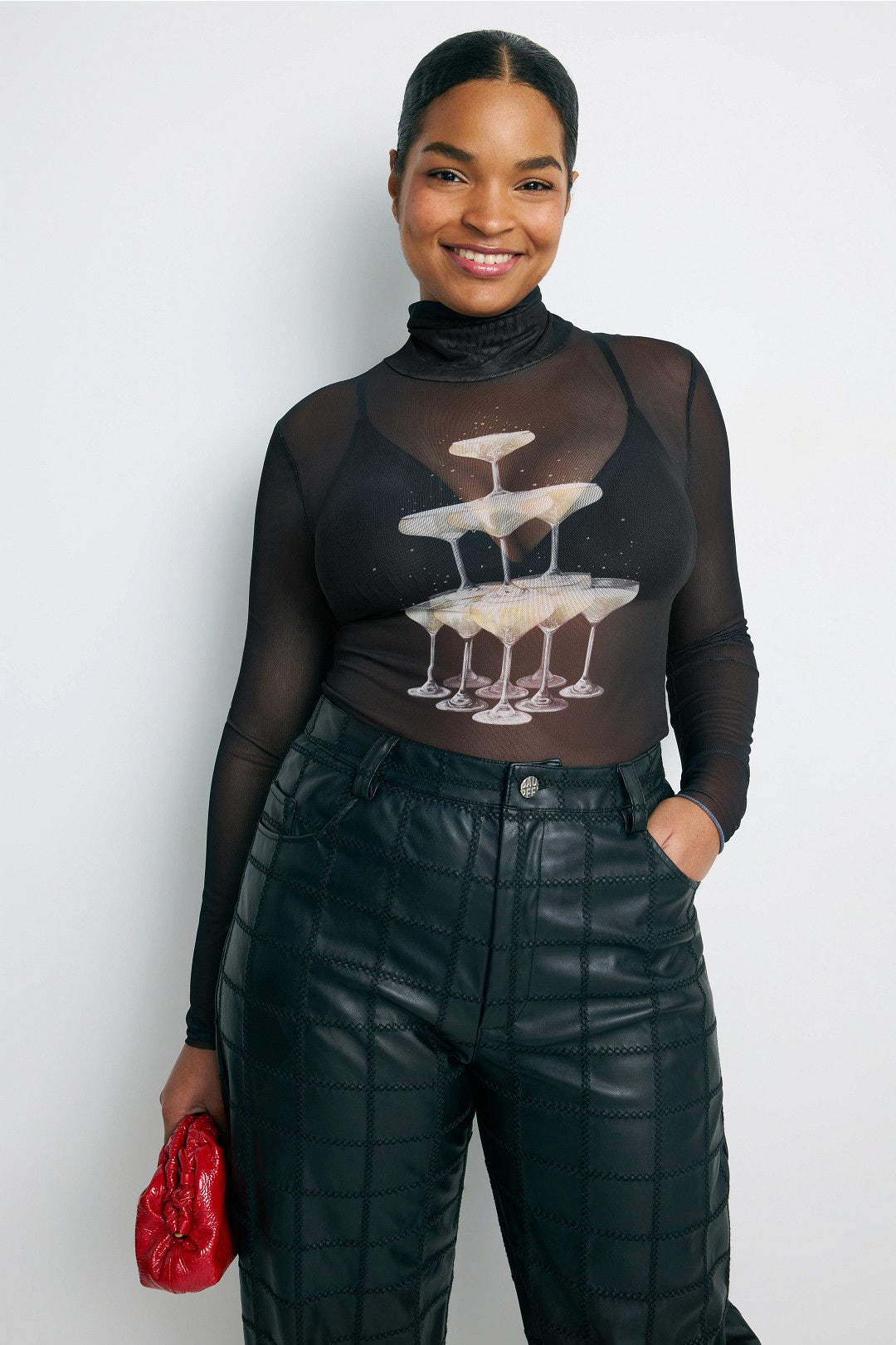 Sheer Lillian Turtleneck by Rachel Antonoff 5