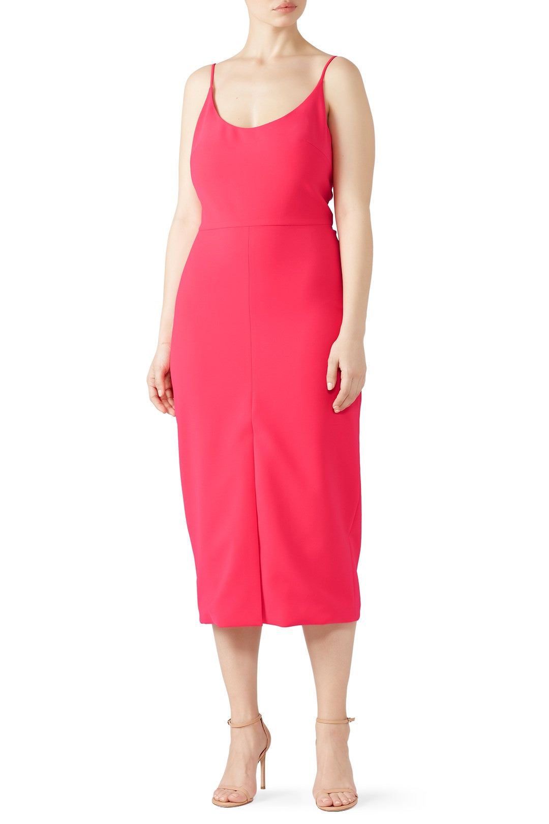 Coral Slip Dress by Christian Siriano 4
