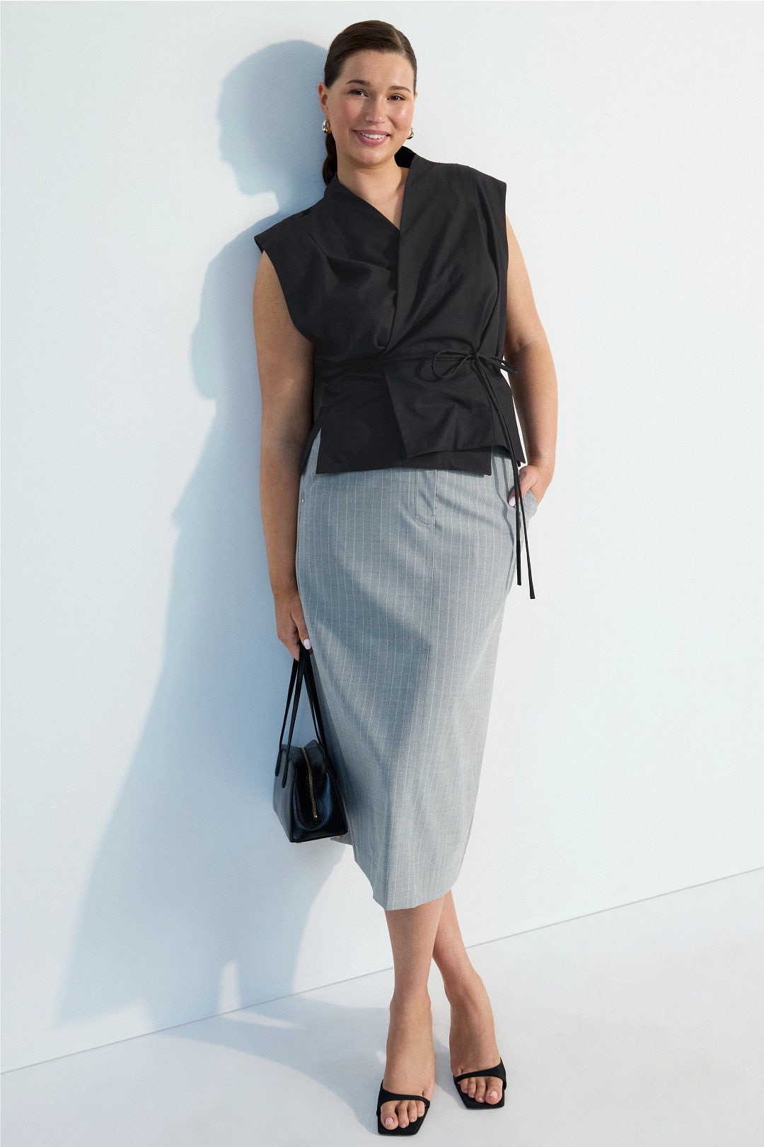 Leandra Wrap Vest by Modern Citizen 4