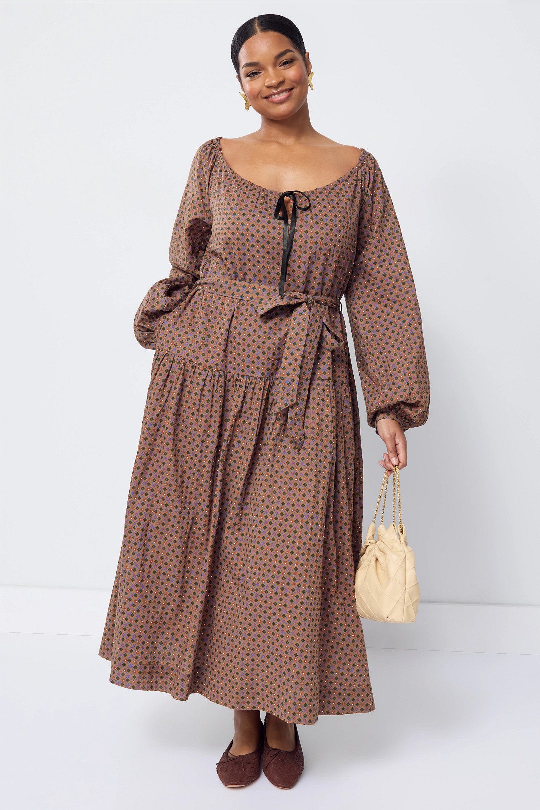 Floral Printed Noro Dress by Ciao Lucia 5