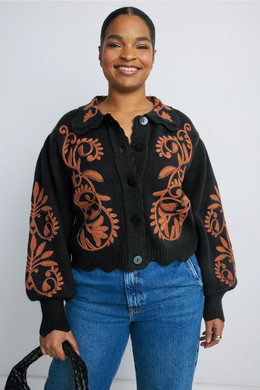 Cornely Ainika Knit Cardigan by FARM Rio | Rent the Runway