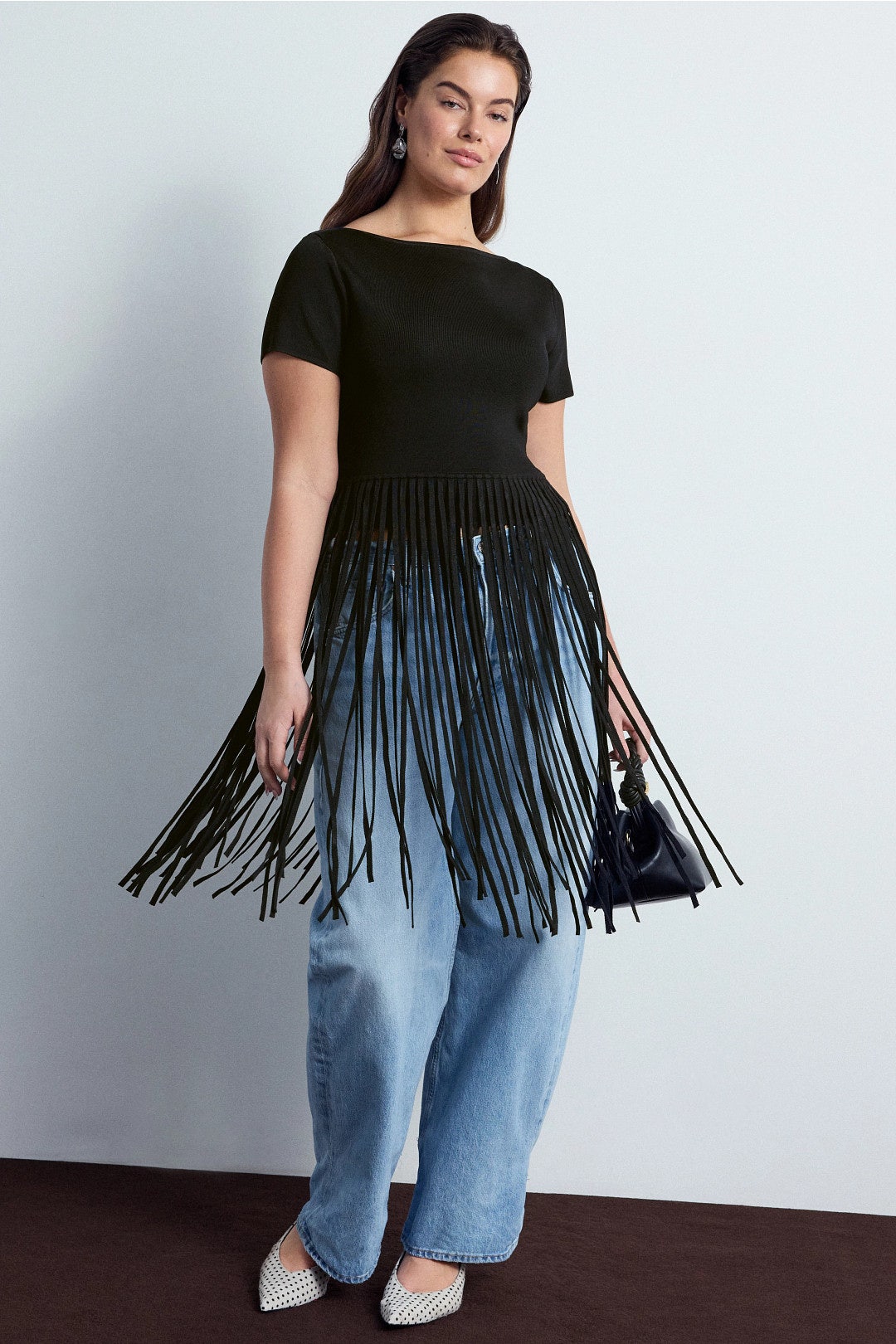 Short Sleeve Fringe Sweater by Toccin 5