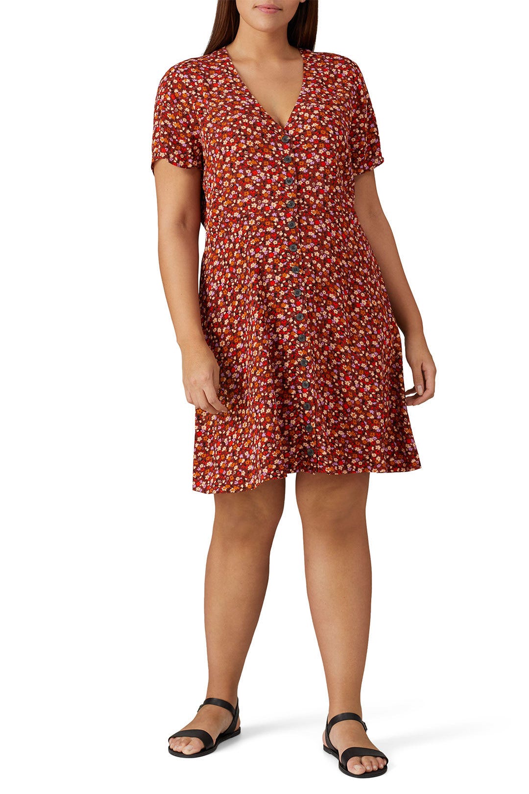 Button Front Mini Dress by Madewell 5