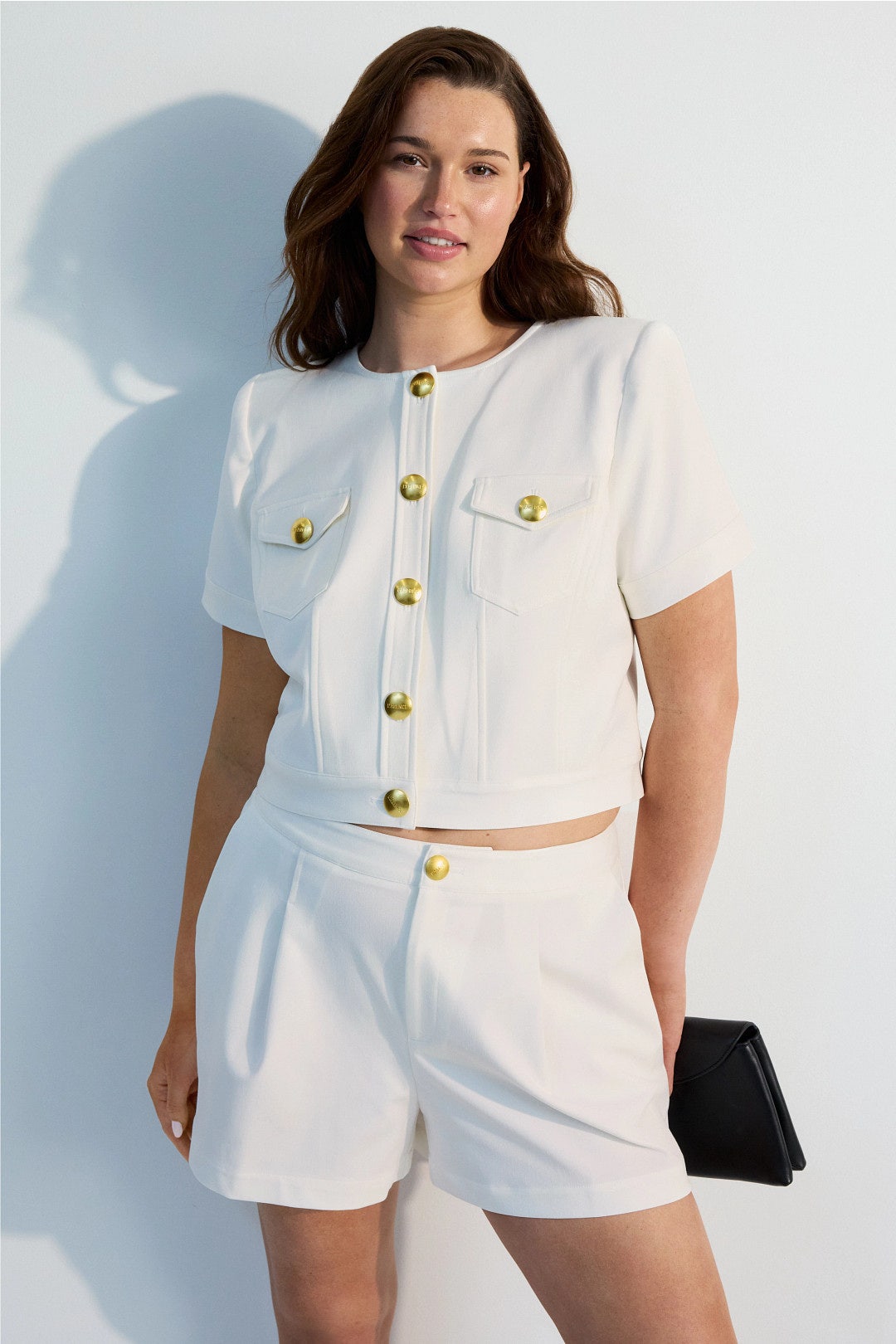 Nawa Short Sleeve Jacket by L'agence 4
