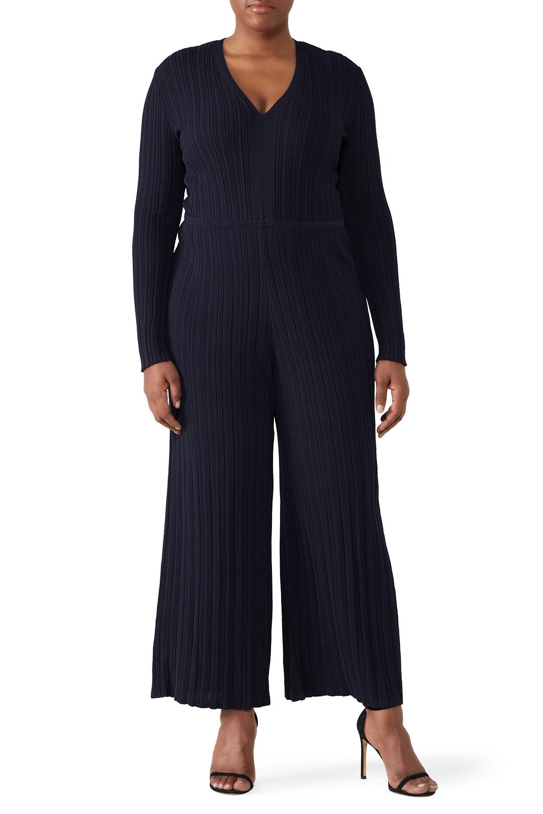 Navy Rib Jumpsuit by RACHEL ROY COLLECTION 4
