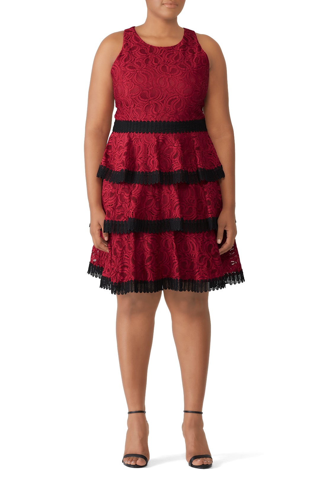 Red Tiered Dress