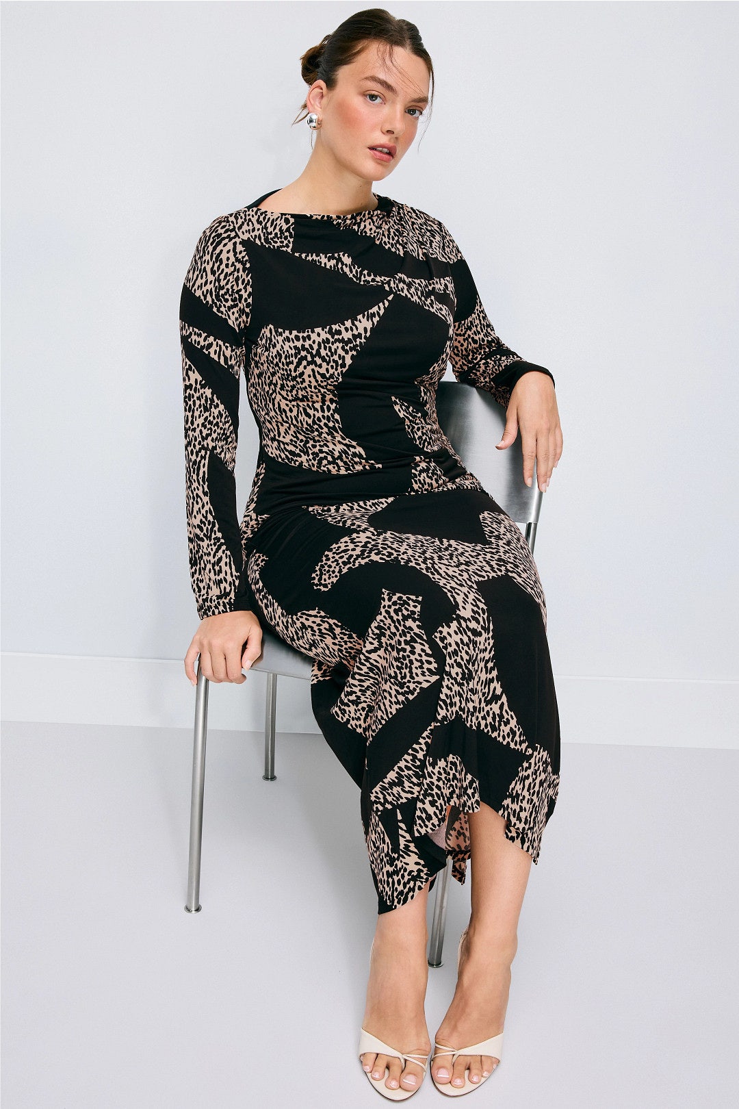 Long Sleeve Maxi Dress by Donna Morgan 5
