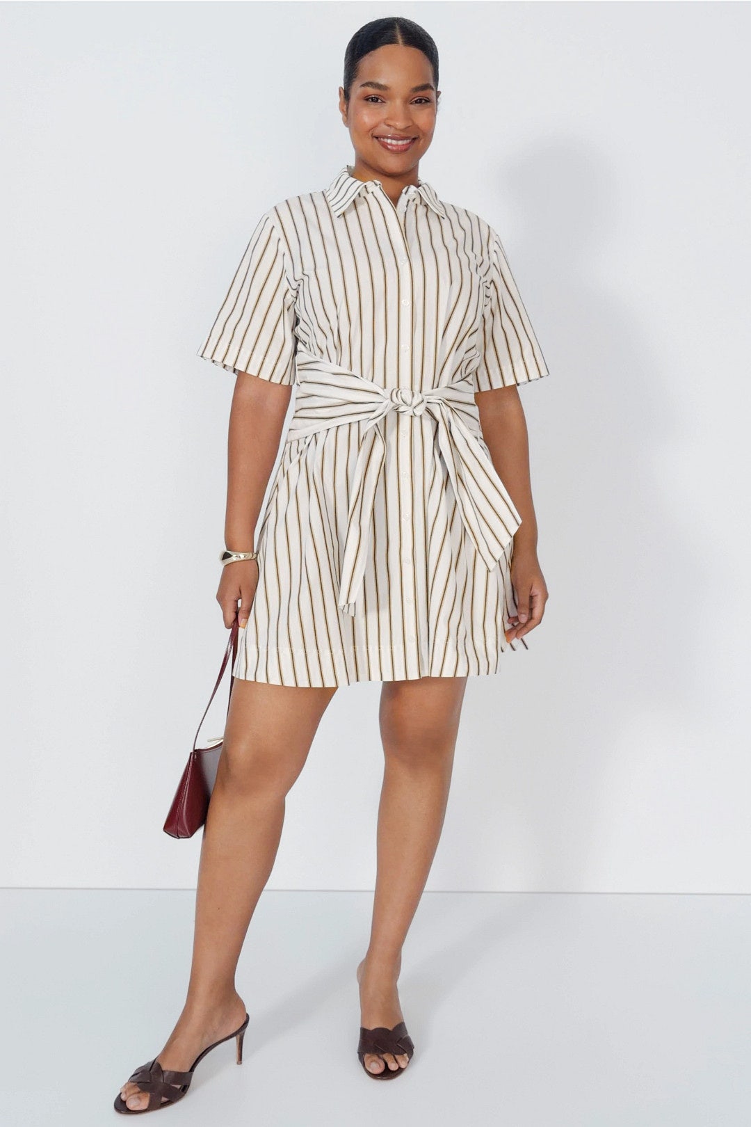 jason wu shirt dress J Jason Wu Petite Stretch Cotton Printed Novelty Shirt Dress - Navy Floral  - PXS