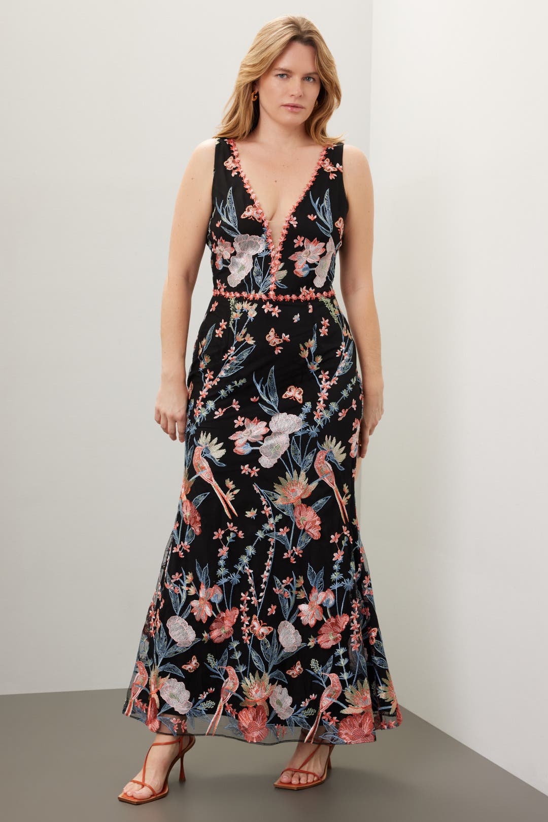 Butterfly Embroidered Gown by Marchesa Notte | Rent the Runway