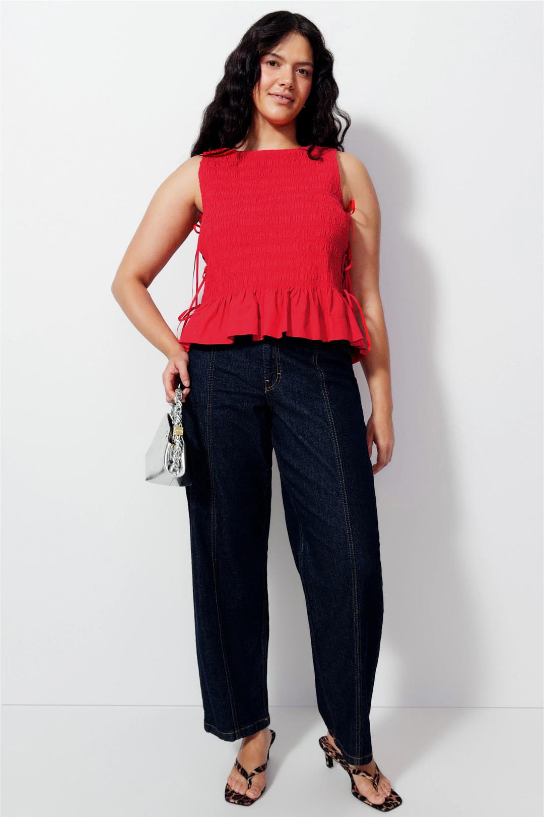 Smock Tie String Top by GANNI | Rent the Runway