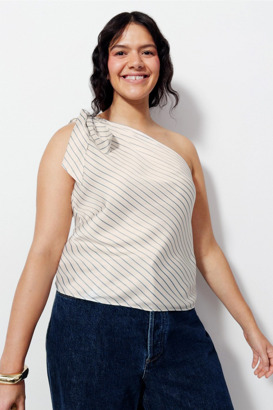 Striped Asymmetrical Top by Lauren Ralph Lauren 4