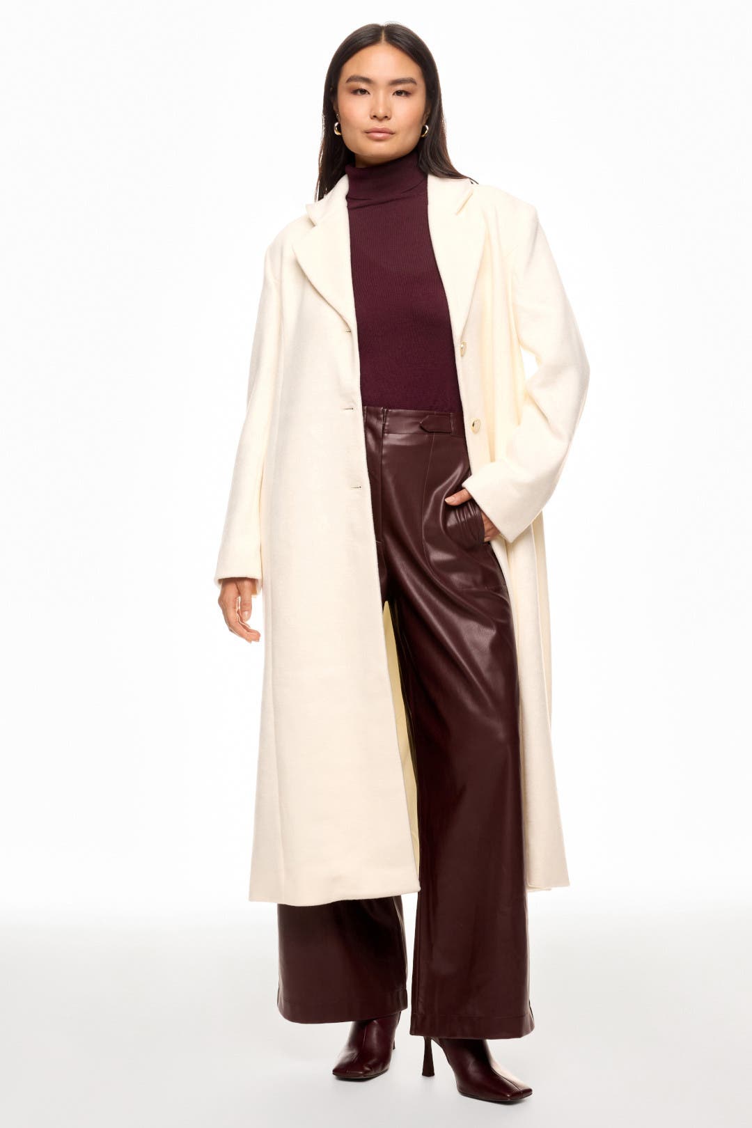 ジャケット・アウター epine volume wool tailored coat Shop Prada Single-breasted chevron wool jacket at Beverly