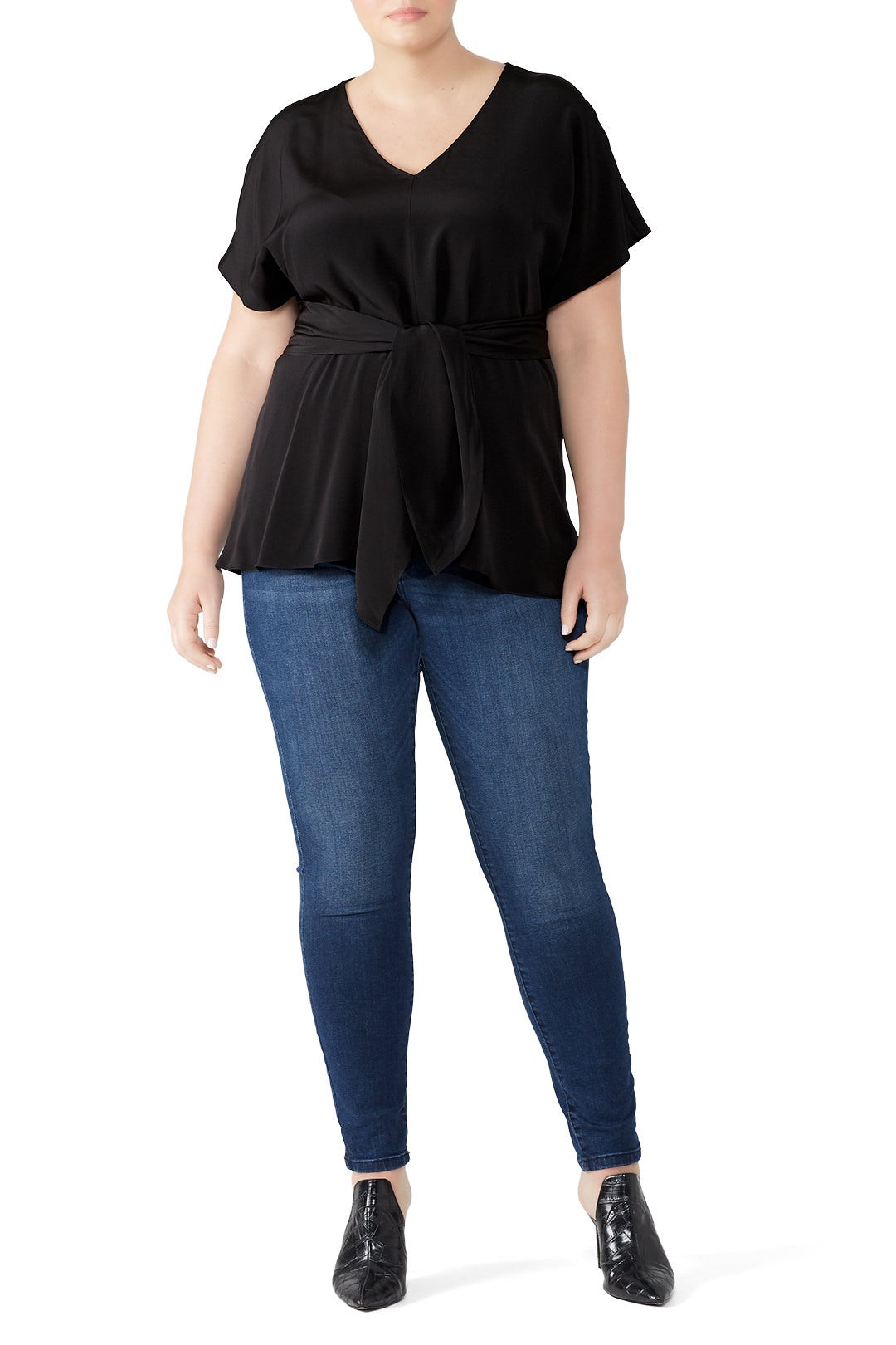 Lizzie Tie Waist Top by Diane von Furstenberg 3