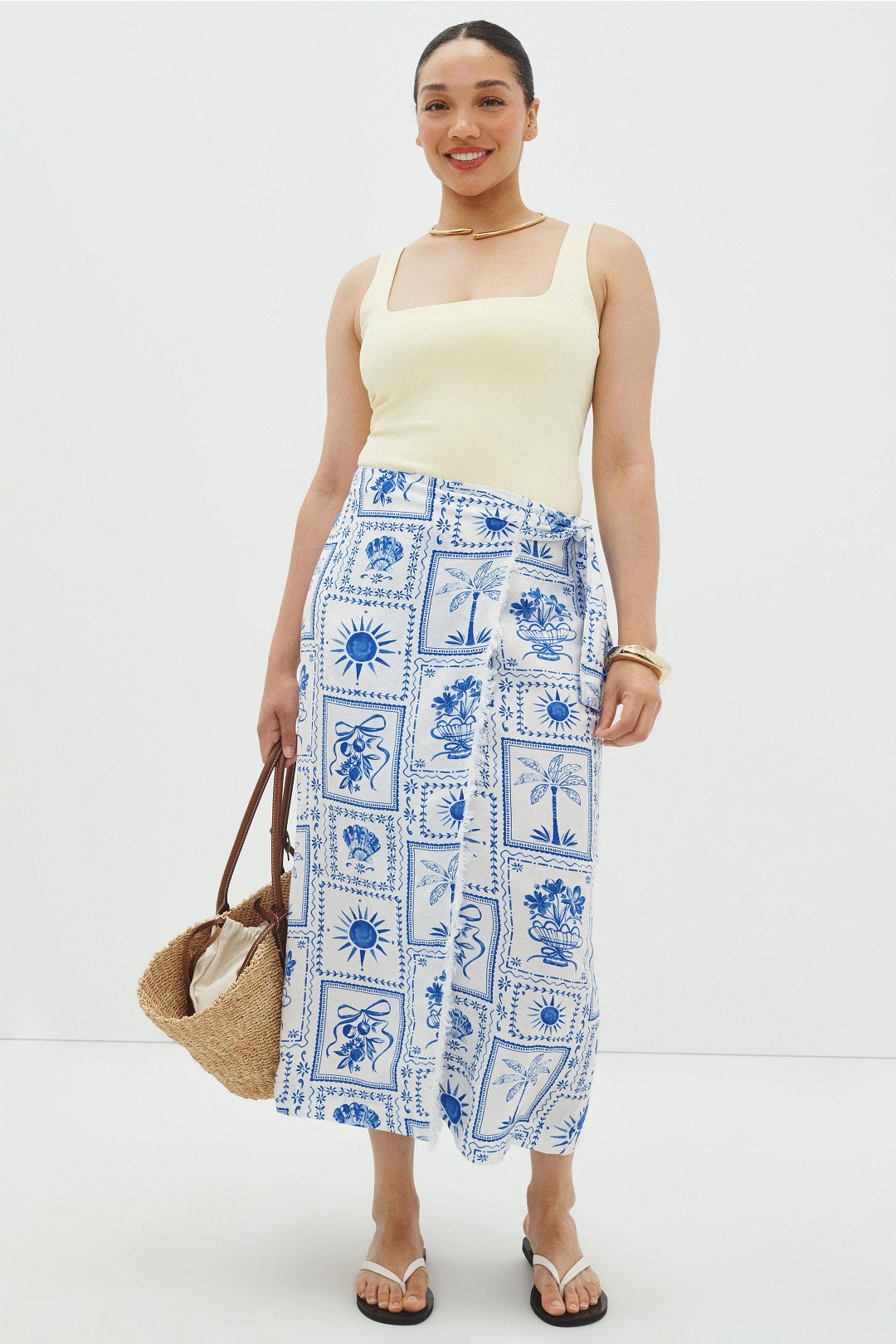 Wrap Midi Skirt by Peter Som x RTR 4