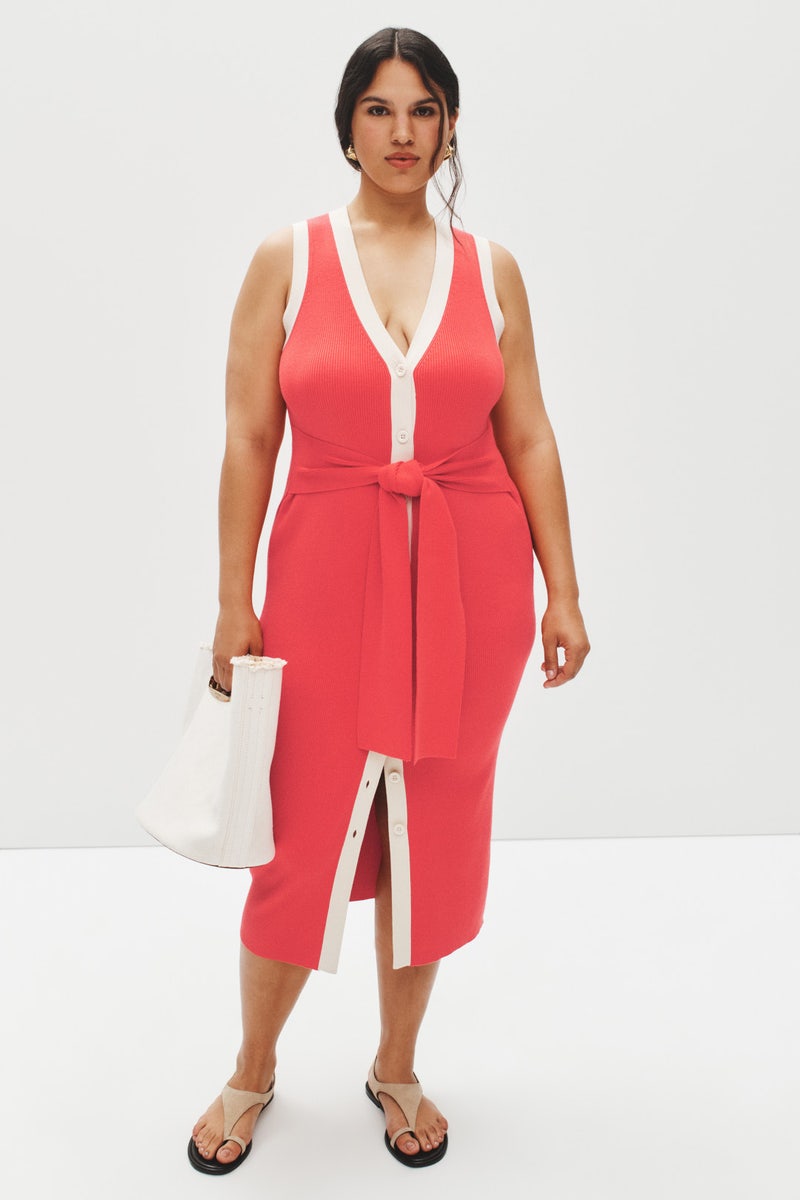 Sleeveless Button Front Midi Dress by TOCCIN X RTR - Photo 5